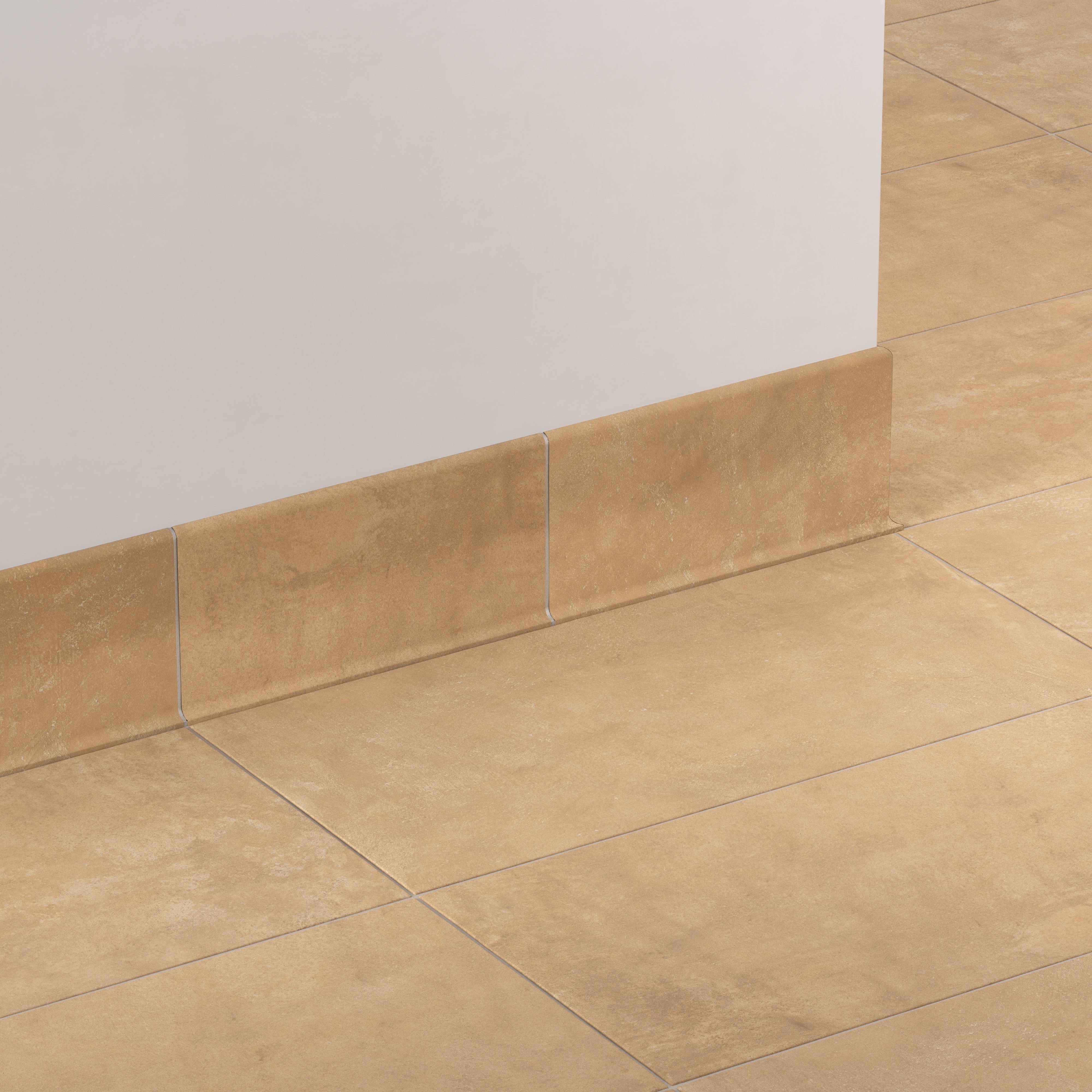 Kai 6x12 Cove Base Matte Porcelain Tile in Buttercup