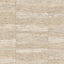 Cream travertine-look porcelain 12x24 matte tile showcasing delicate layered veining, light tonal variation, and a smooth stone look.