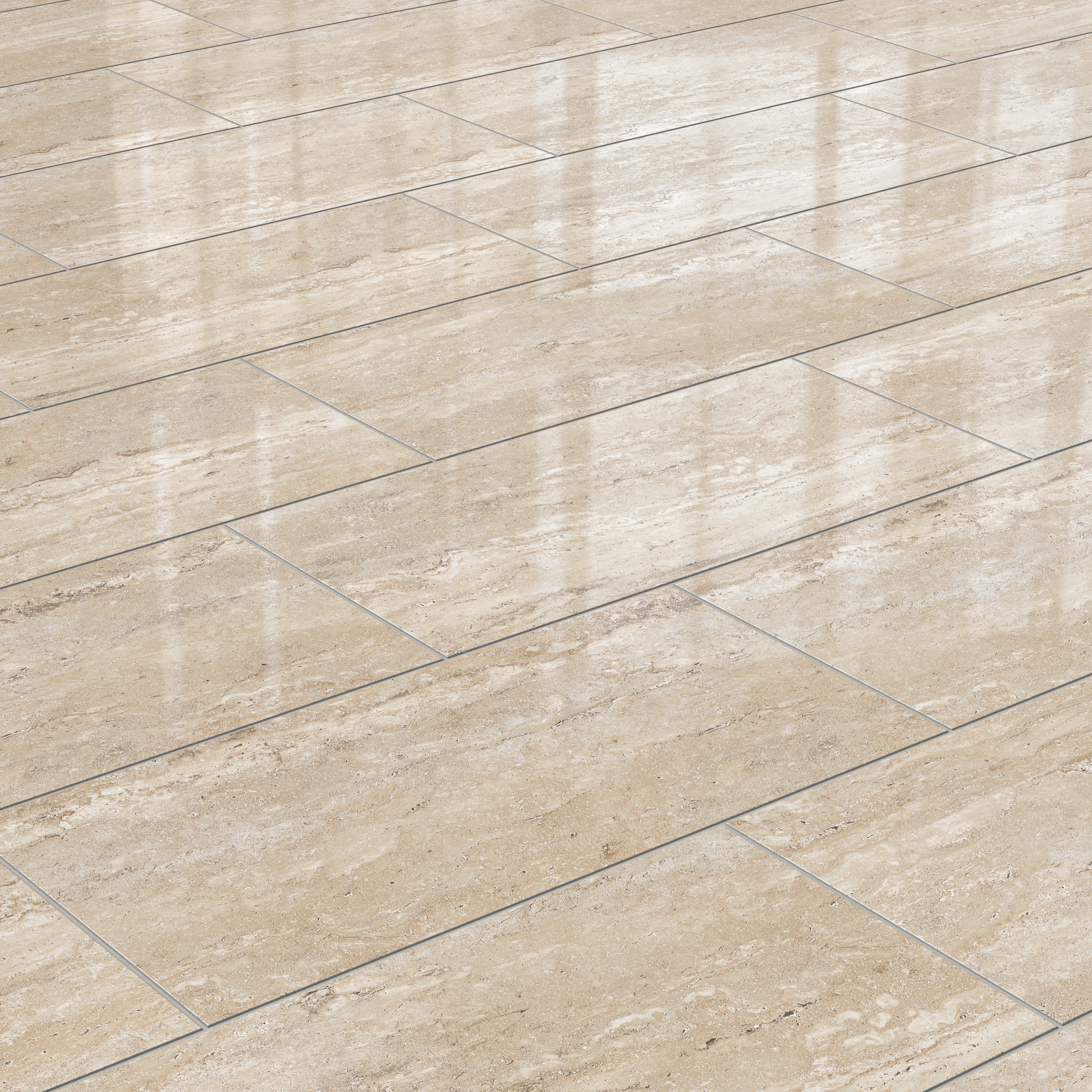 Marlow 12x24 Polished Porcelain Tile in Navona
