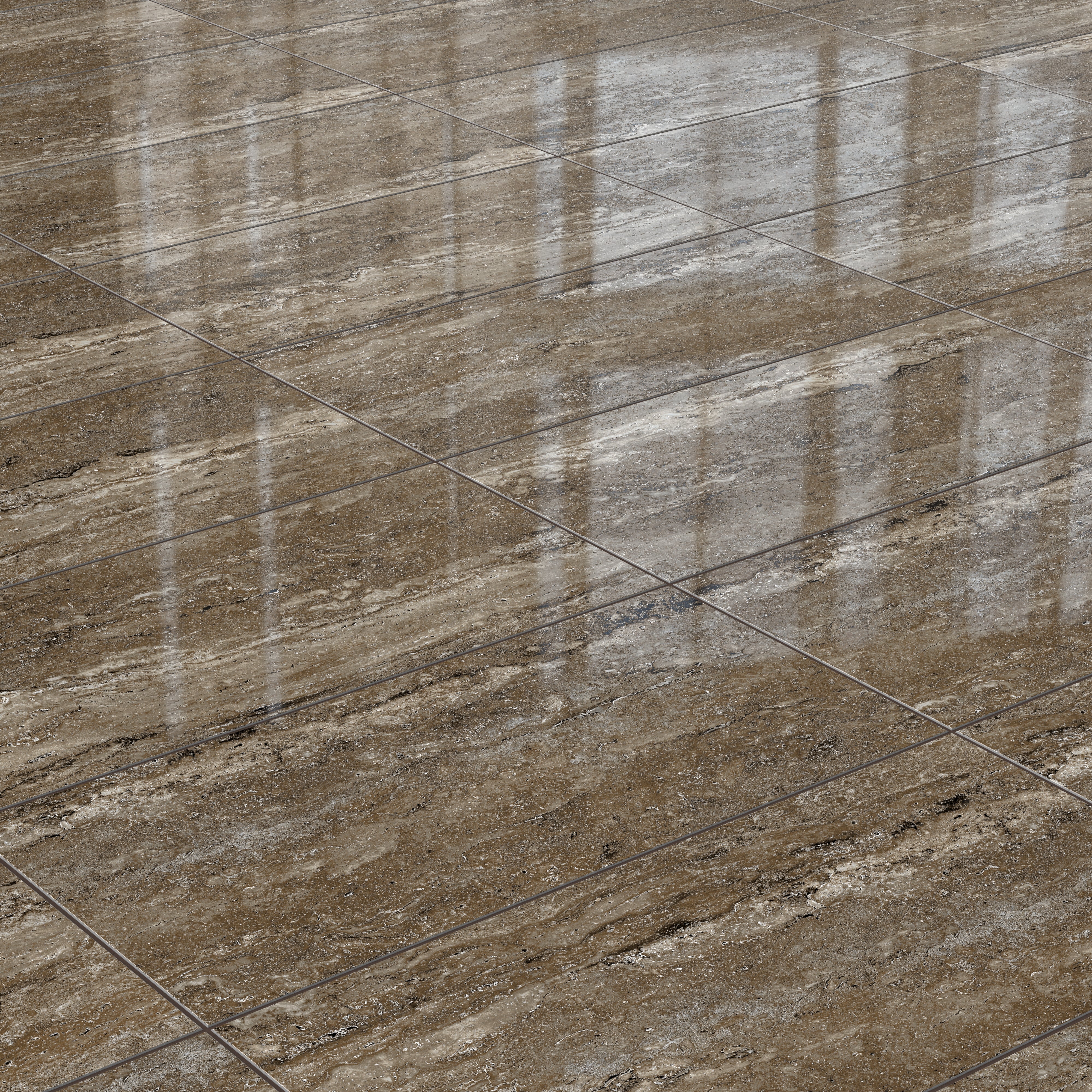 Marlow 12x24 Polished Porcelain Tile in Titanium