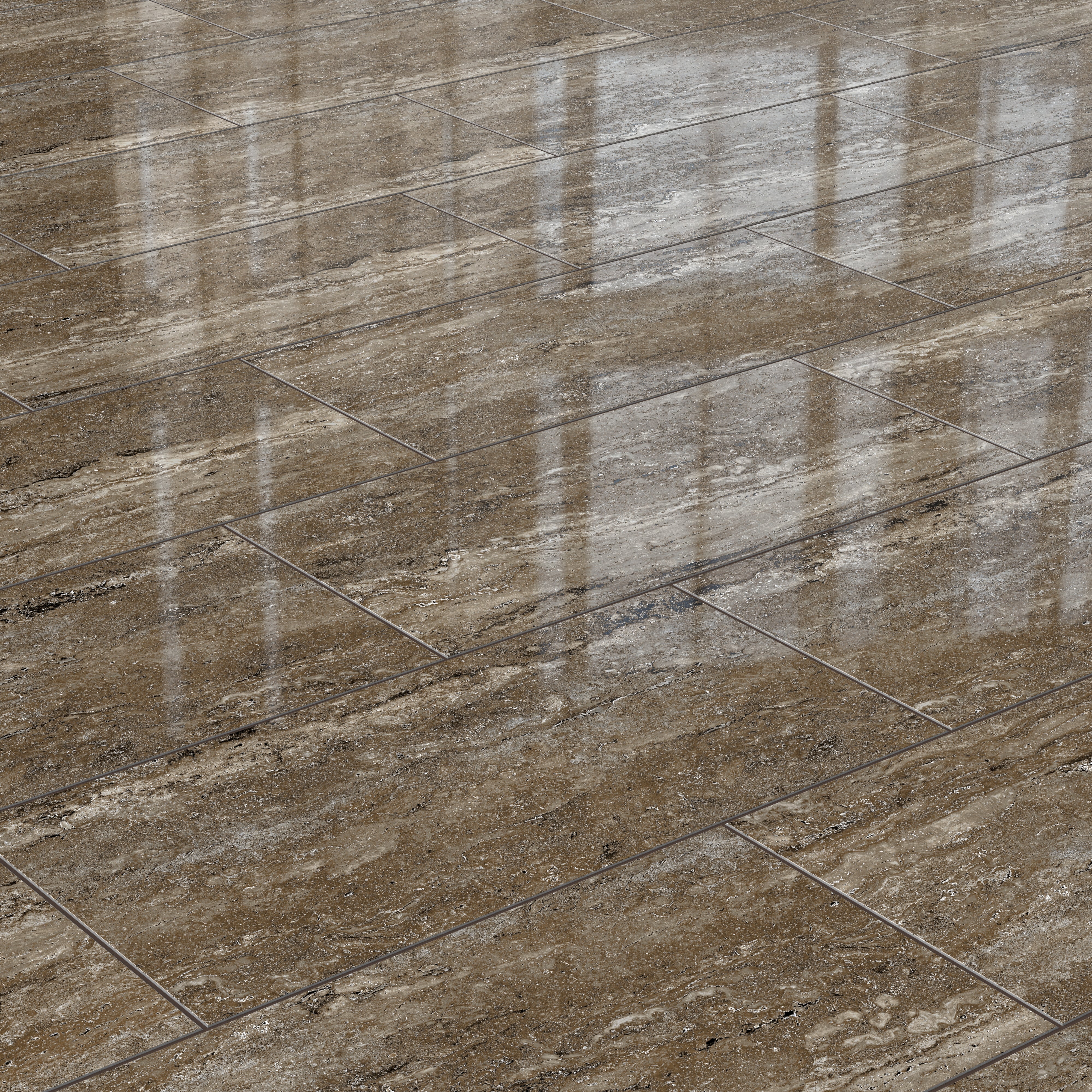 Marlow 12x24 Polished Porcelain Tile in Titanium