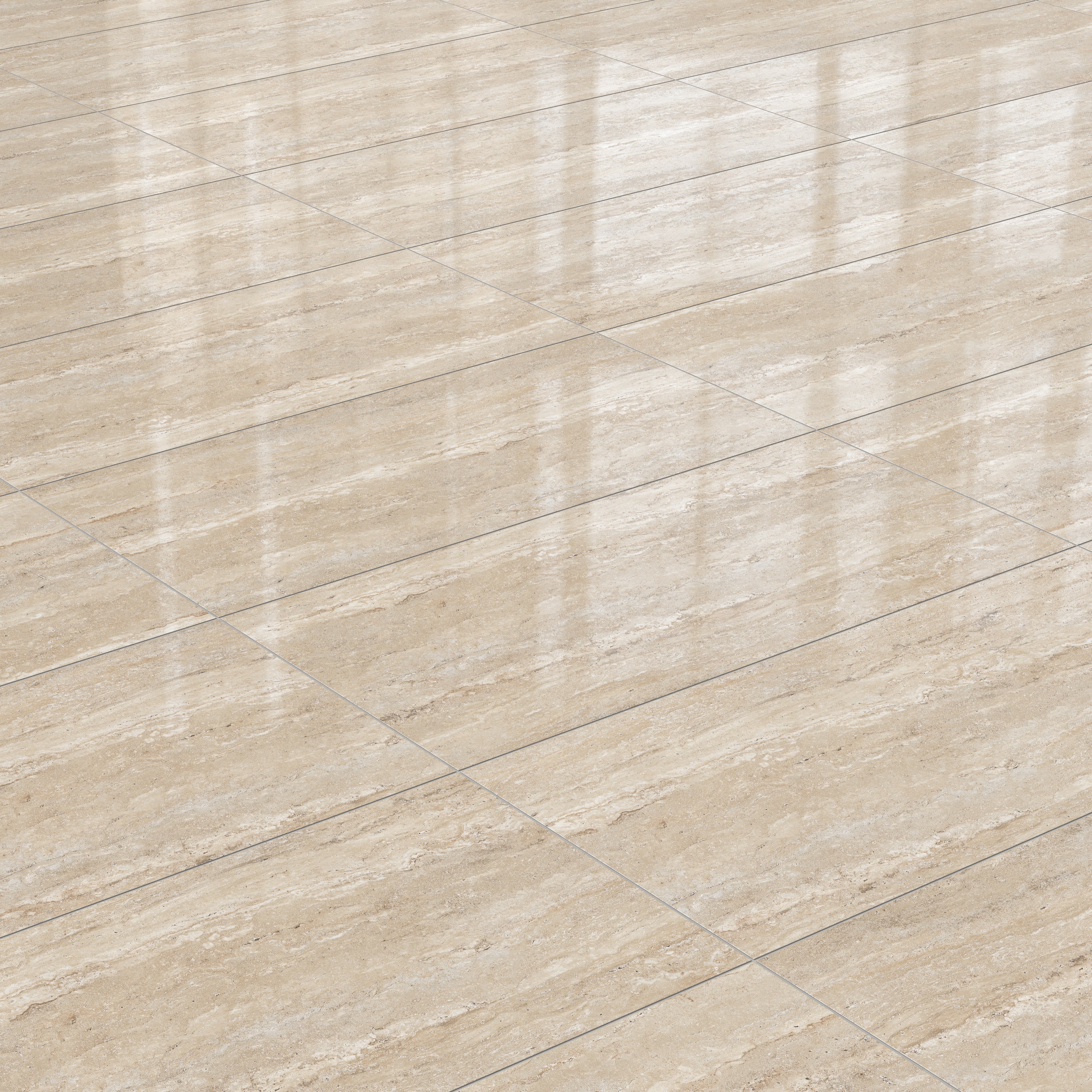 Marlow 24x48 Polished Porcelain Tile in Navona