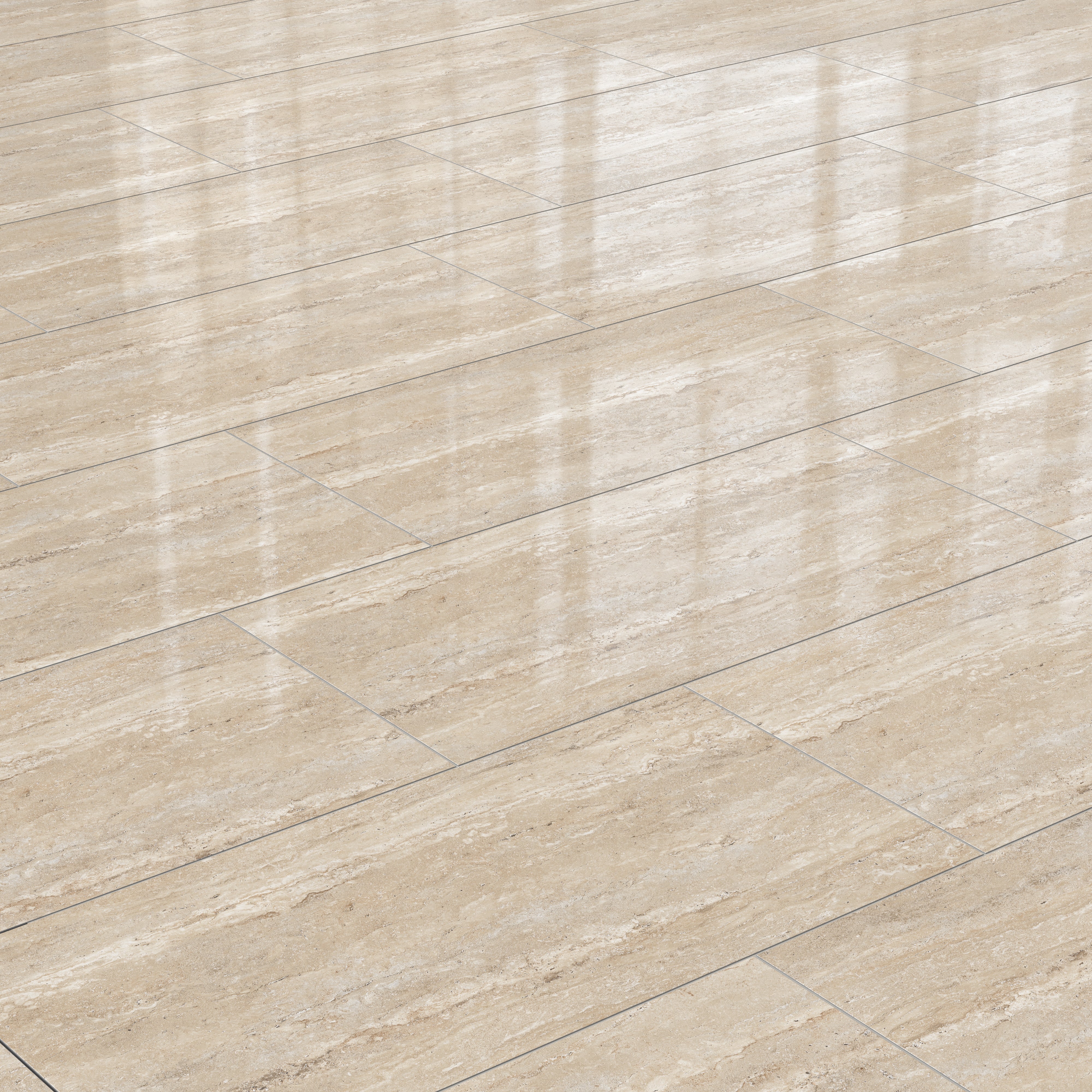 Marlow 24x48 Polished Porcelain Tile in Navona