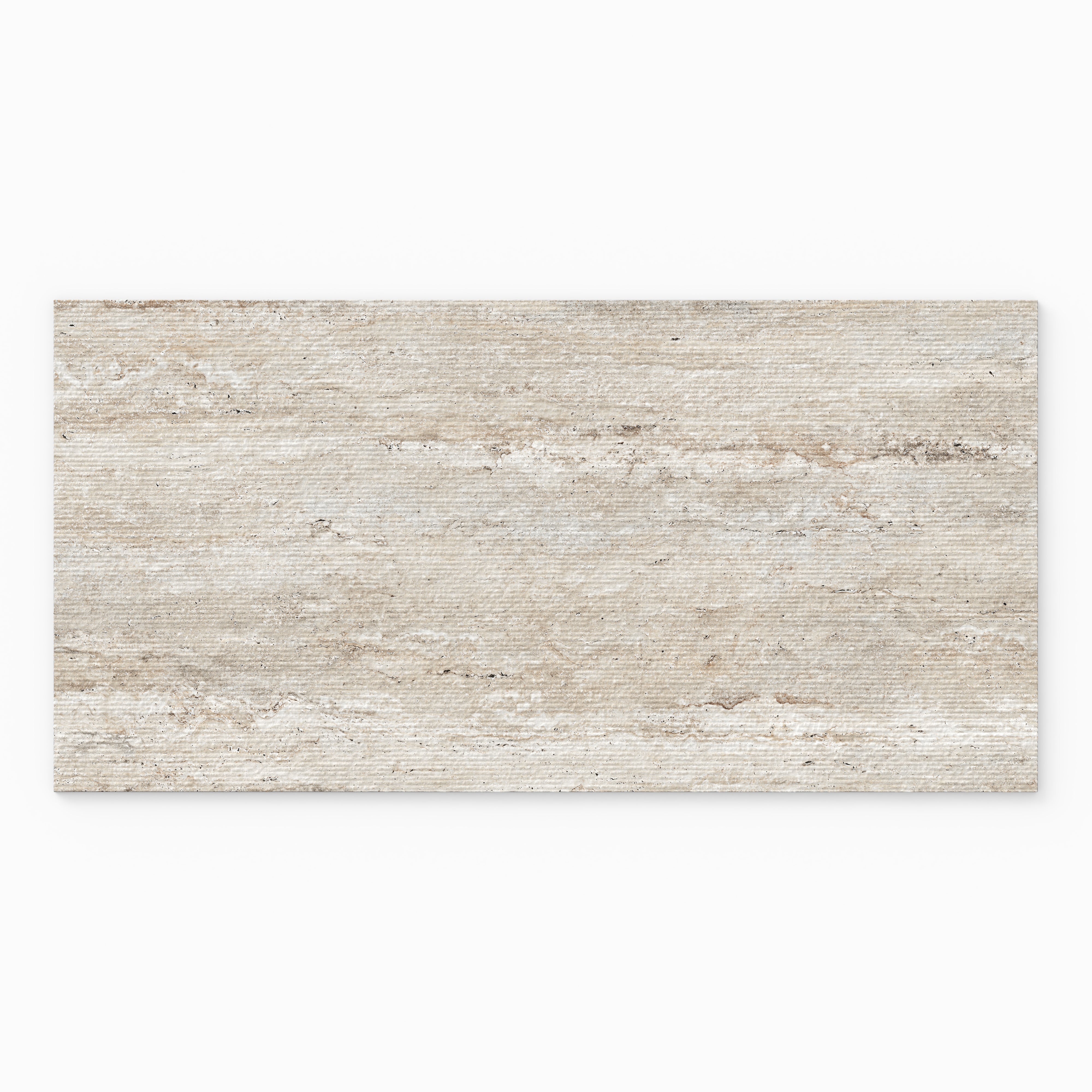 Marlow 24x48 Chiseled Porcelain Tile in Silver