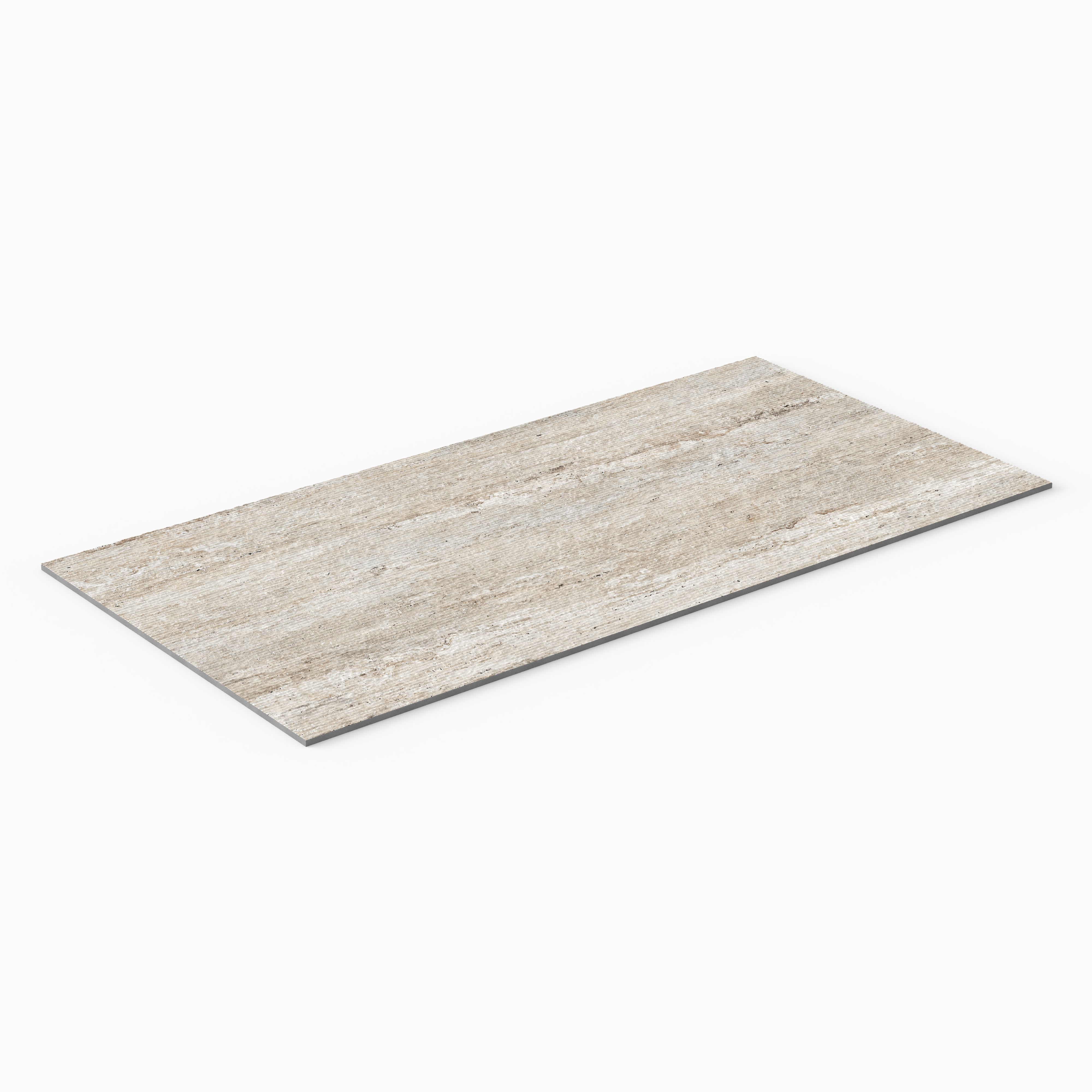 Marlow 24x48 Chiseled Porcelain Tile in Silver