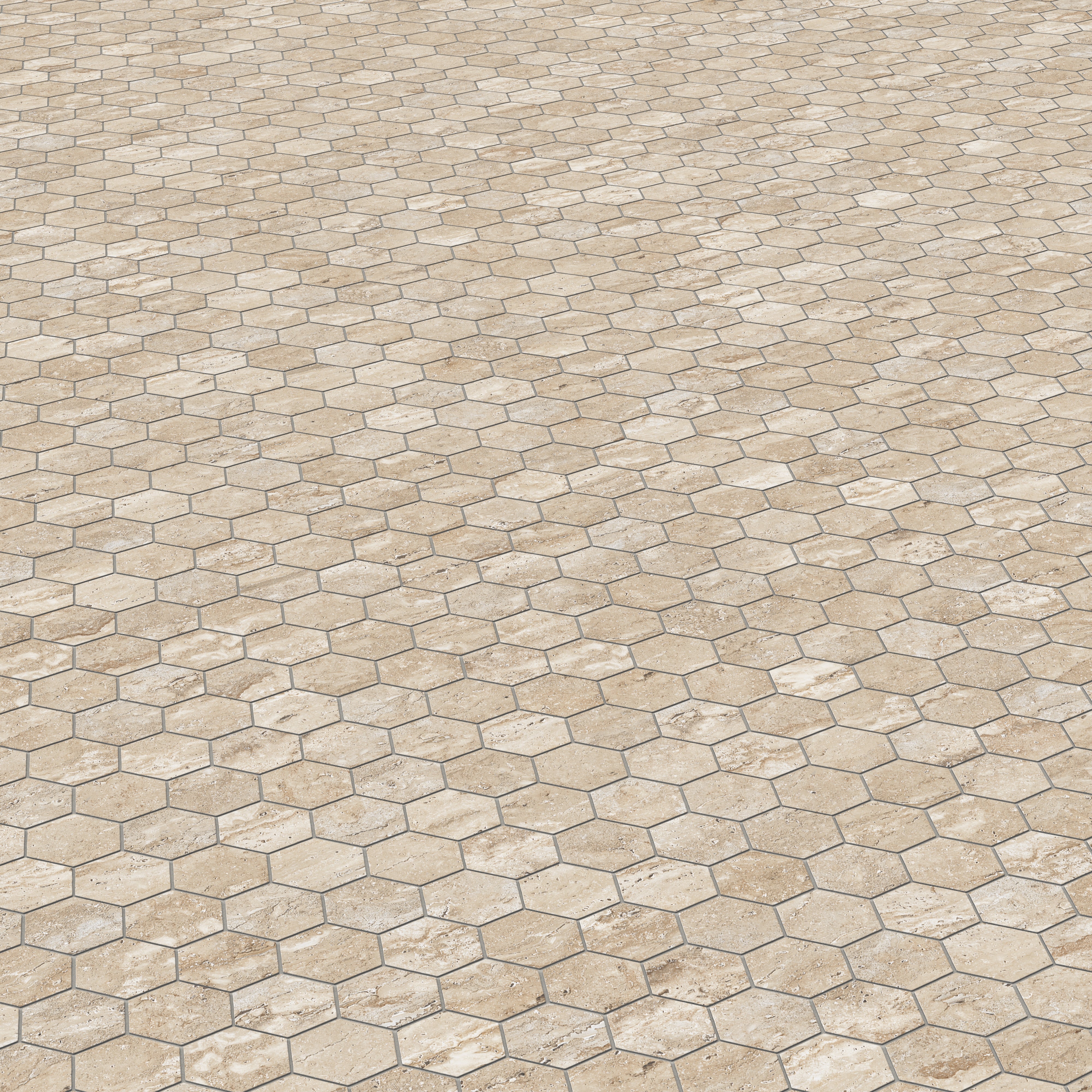 Marlow 3 x 3 Matte Porcelain Hexagon Mosaic in Navona