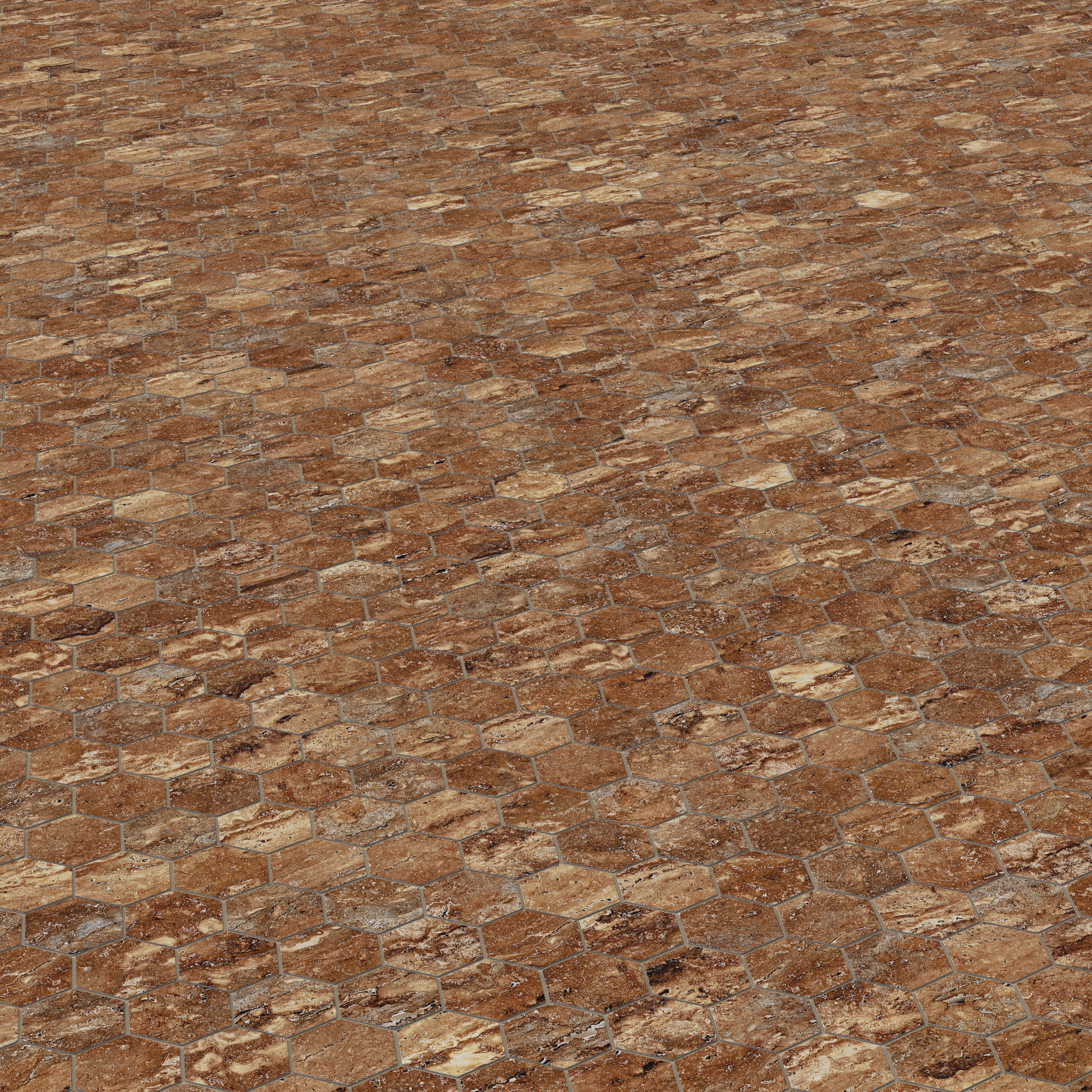 Marlow 3 x 3 Matte Porcelain Hexagon Mosaic in Bold