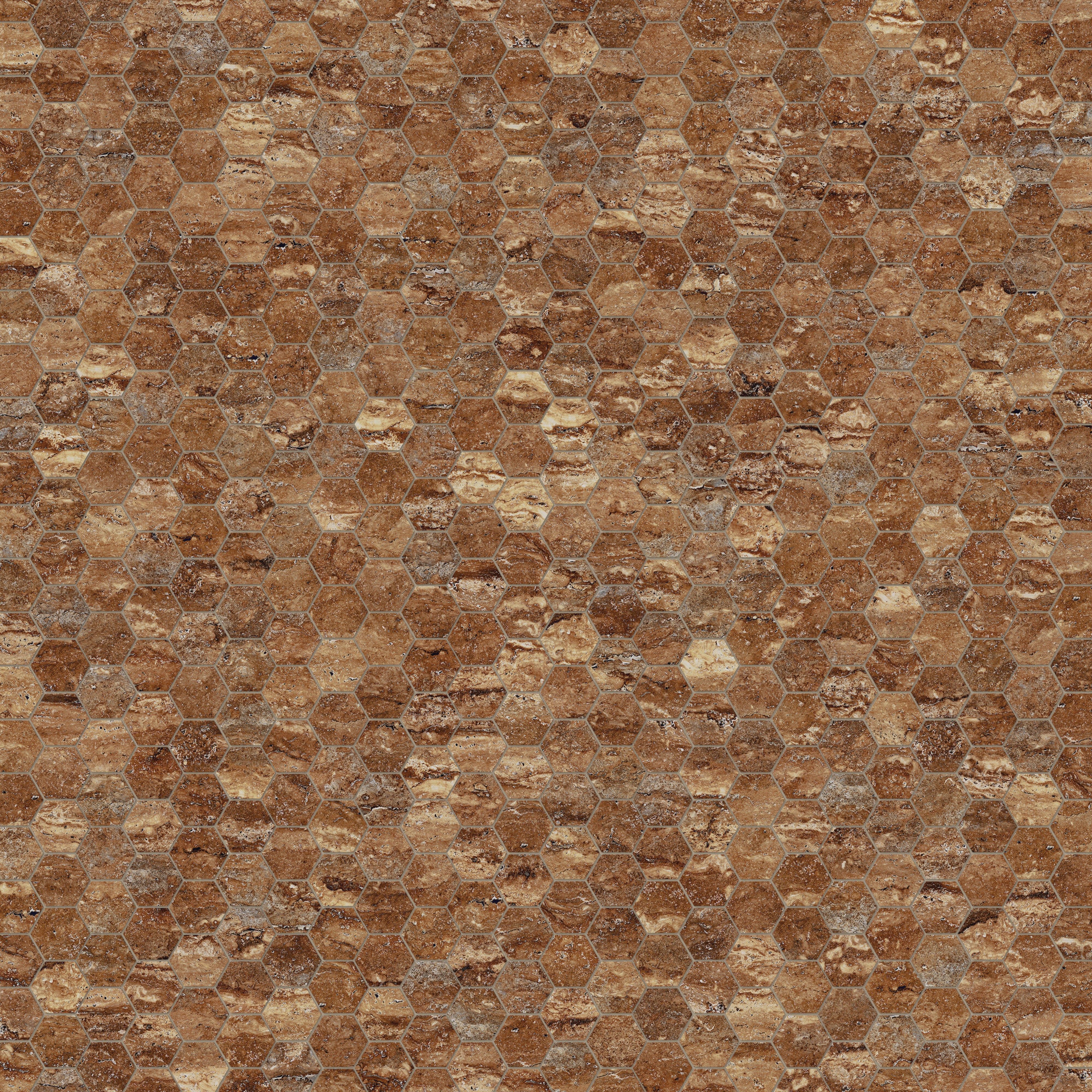 Marlow 3 x 3 Matte Porcelain Hexagon Mosaic in Bold