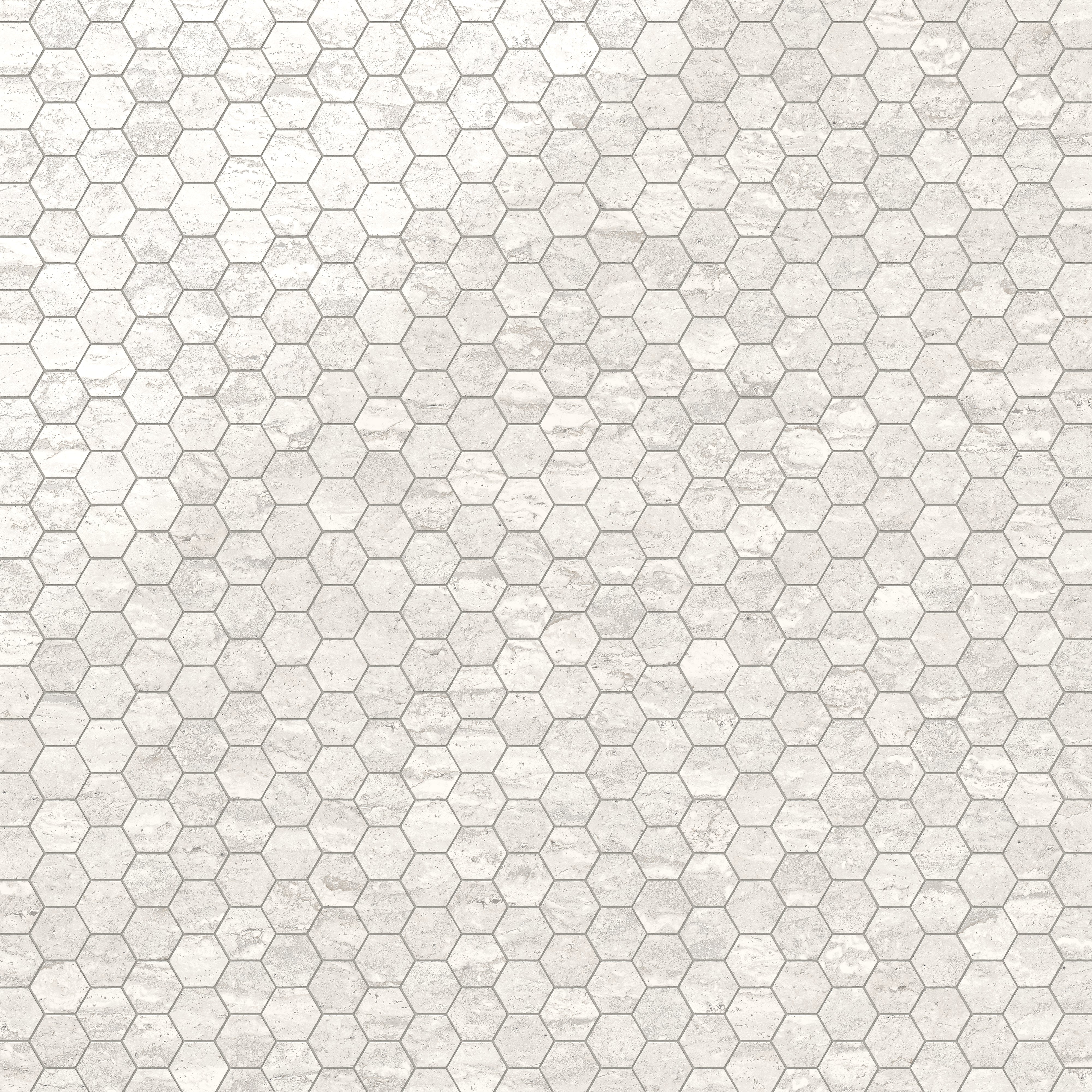 Marlow 3 x 3 Polished Porcelain Hexagon Mosaic in Roman