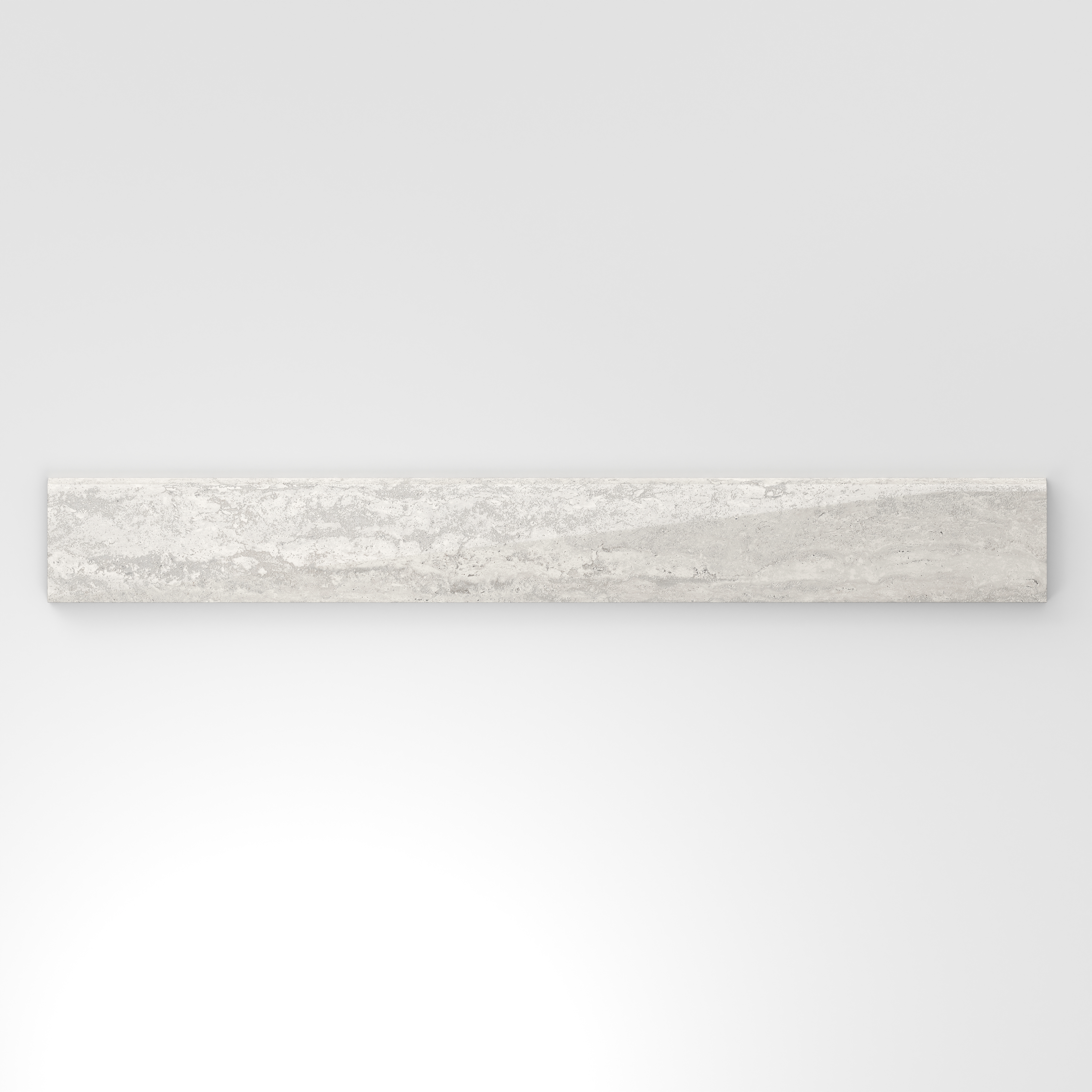 Marlow 3x24 Polished Porcelain Bullnose Tile in Roman