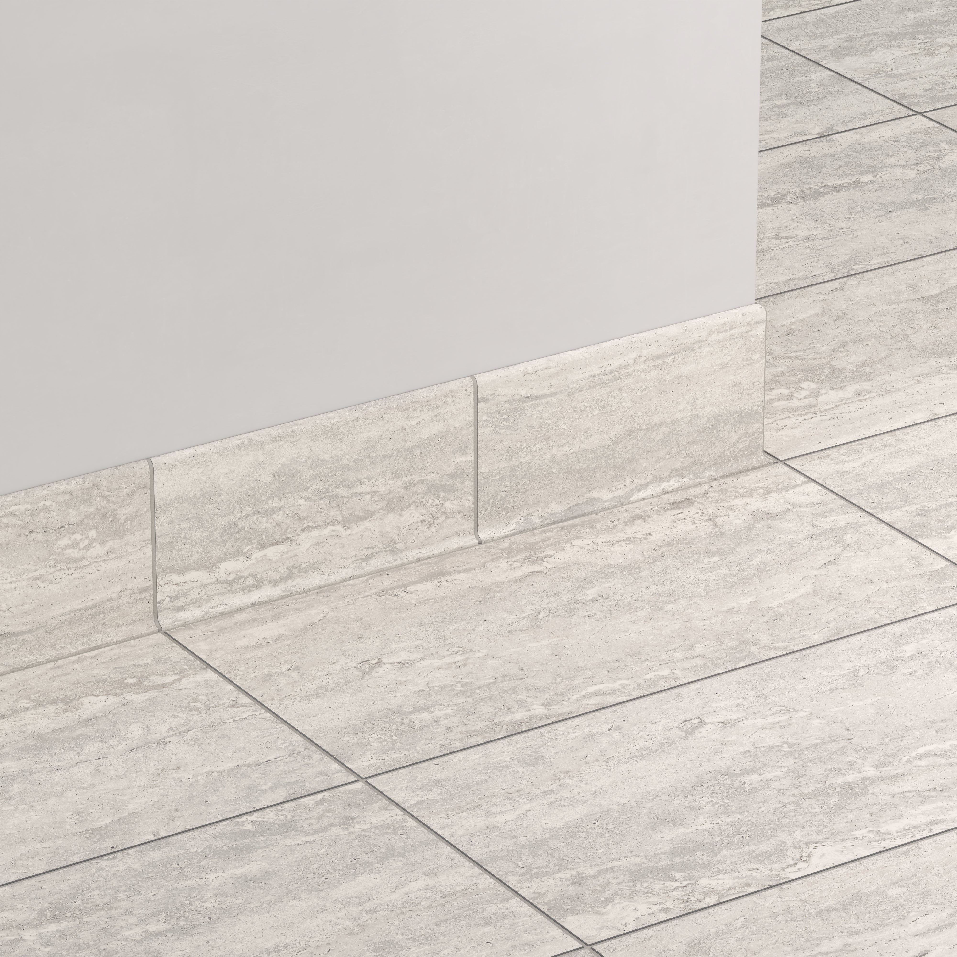 Marlow 6x12 Matte Porcelain Cove Base Tile in Roman