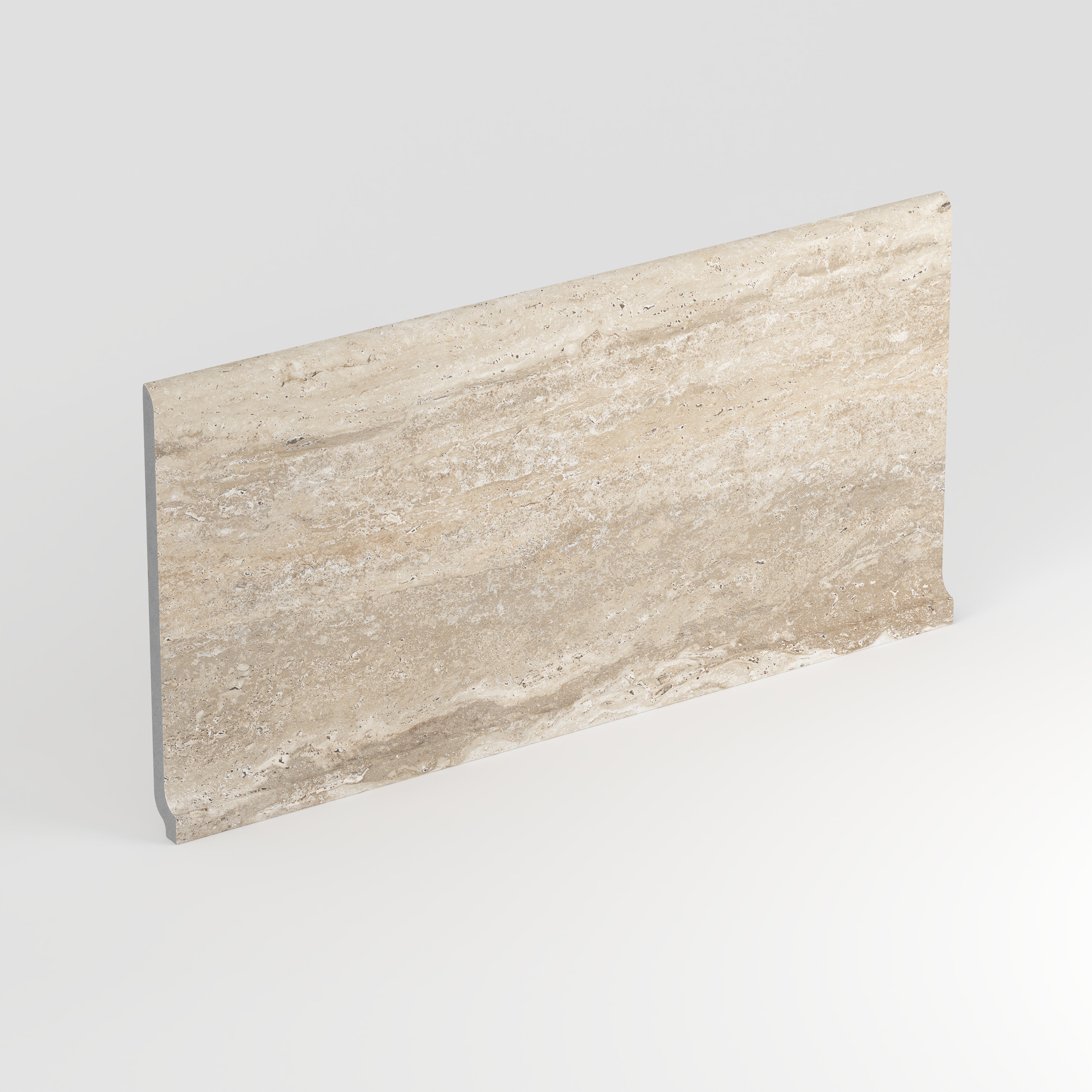 Marlow 6x12 Matte Porcelain Cove Base Tile in Navona