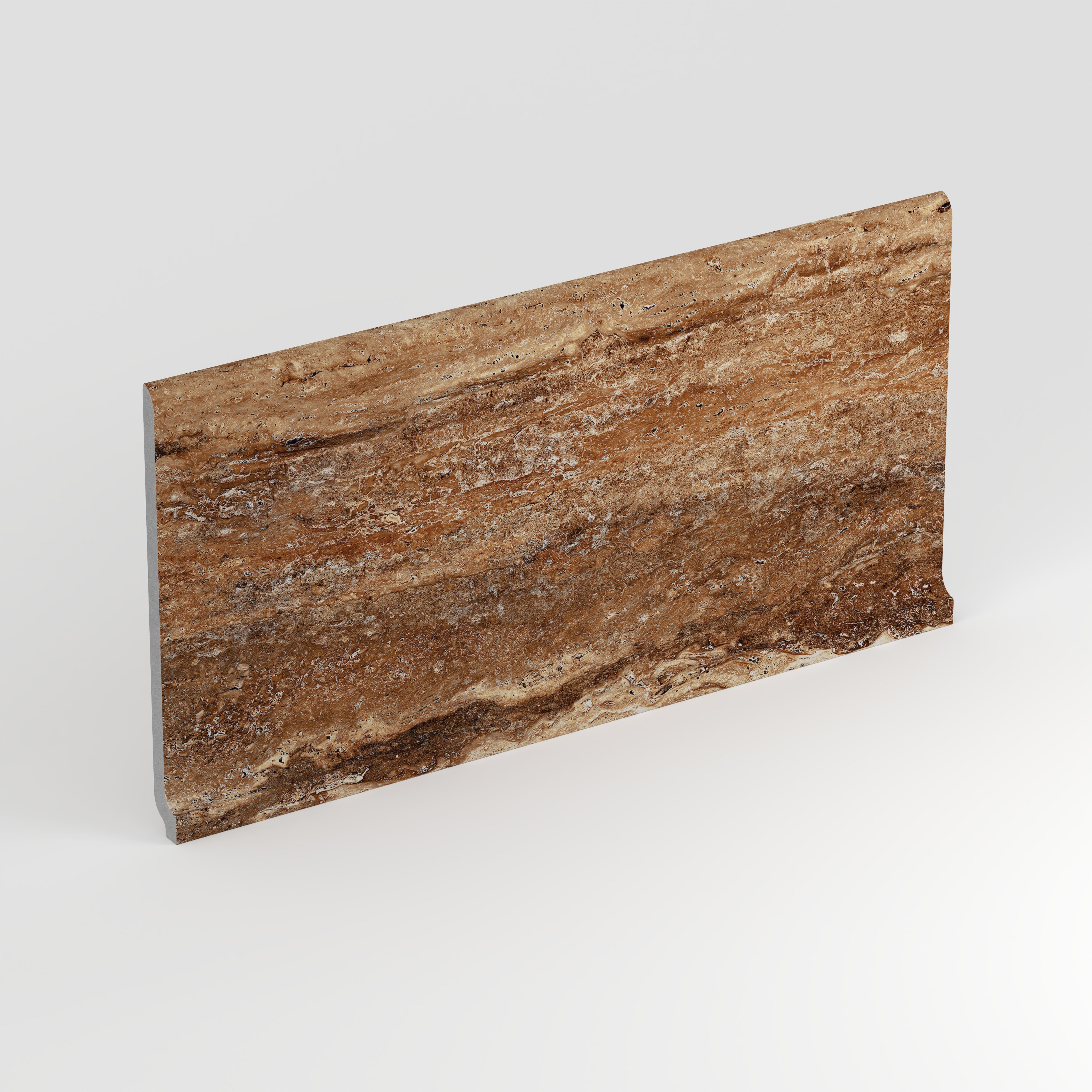 Marlow 6x12 Matte Porcelain Cove Base Tile in Bold