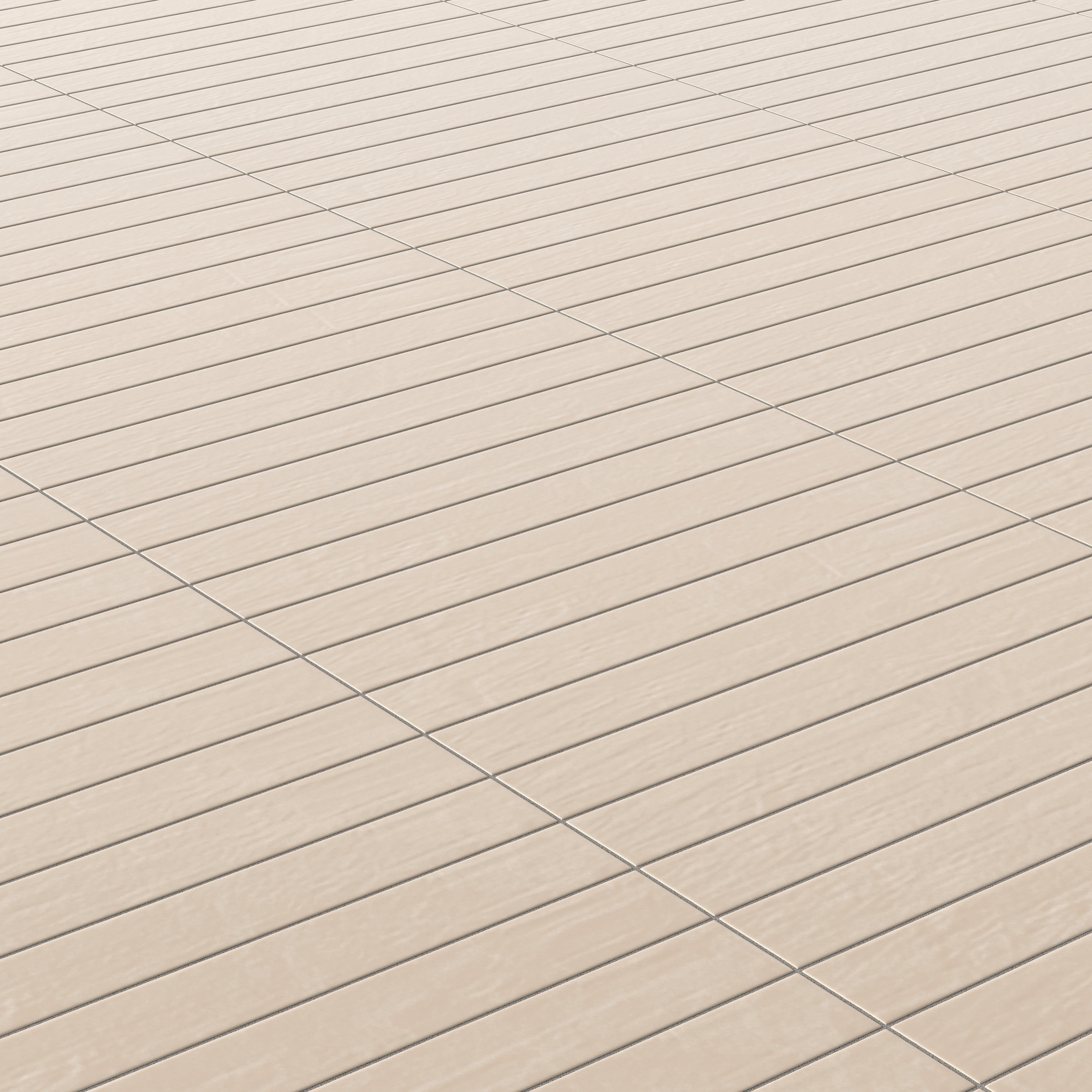 Piper 3x24 Glossy Porcelain Tile in Almond