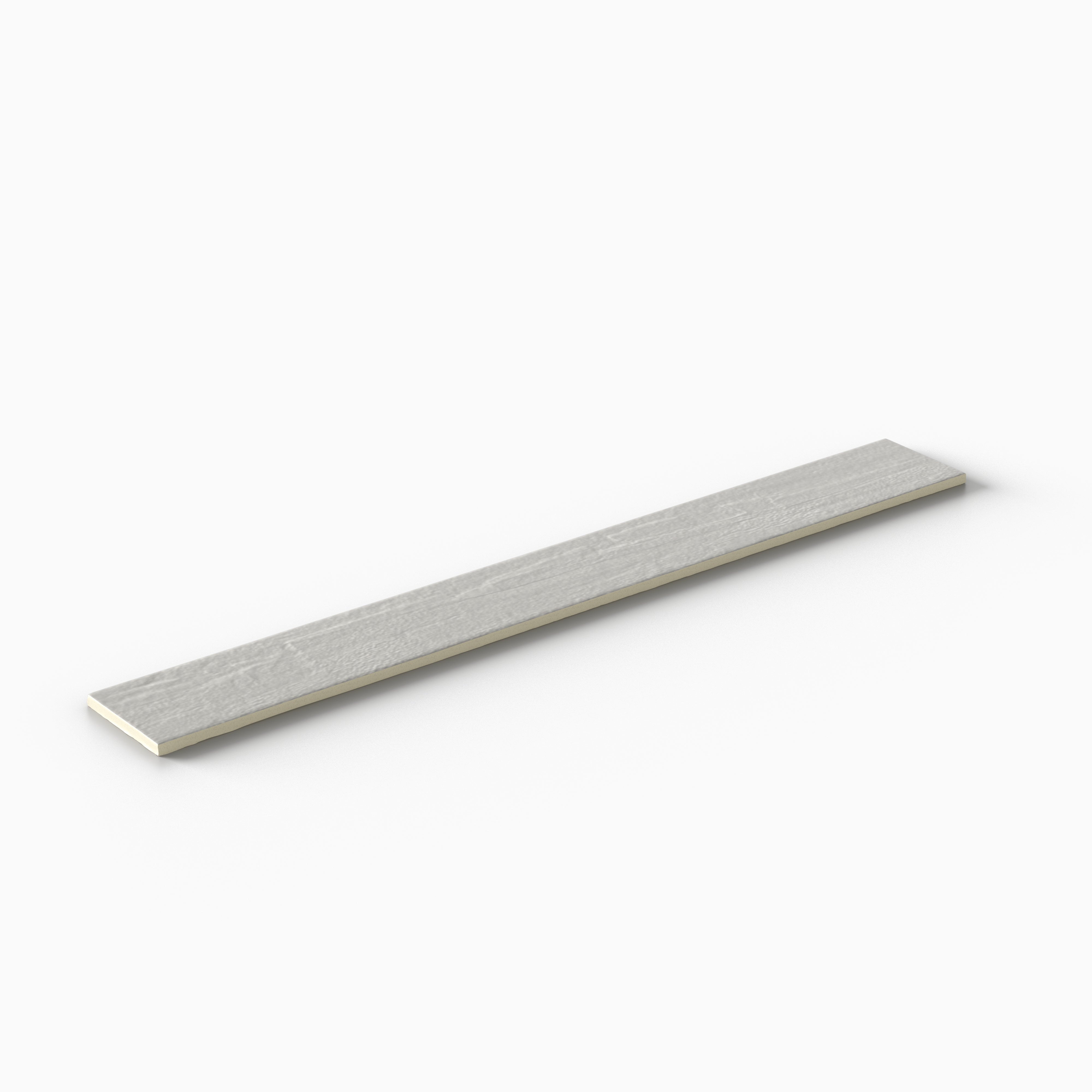 Piper 3 x 24 Glossy Porcelain Tile in Grey