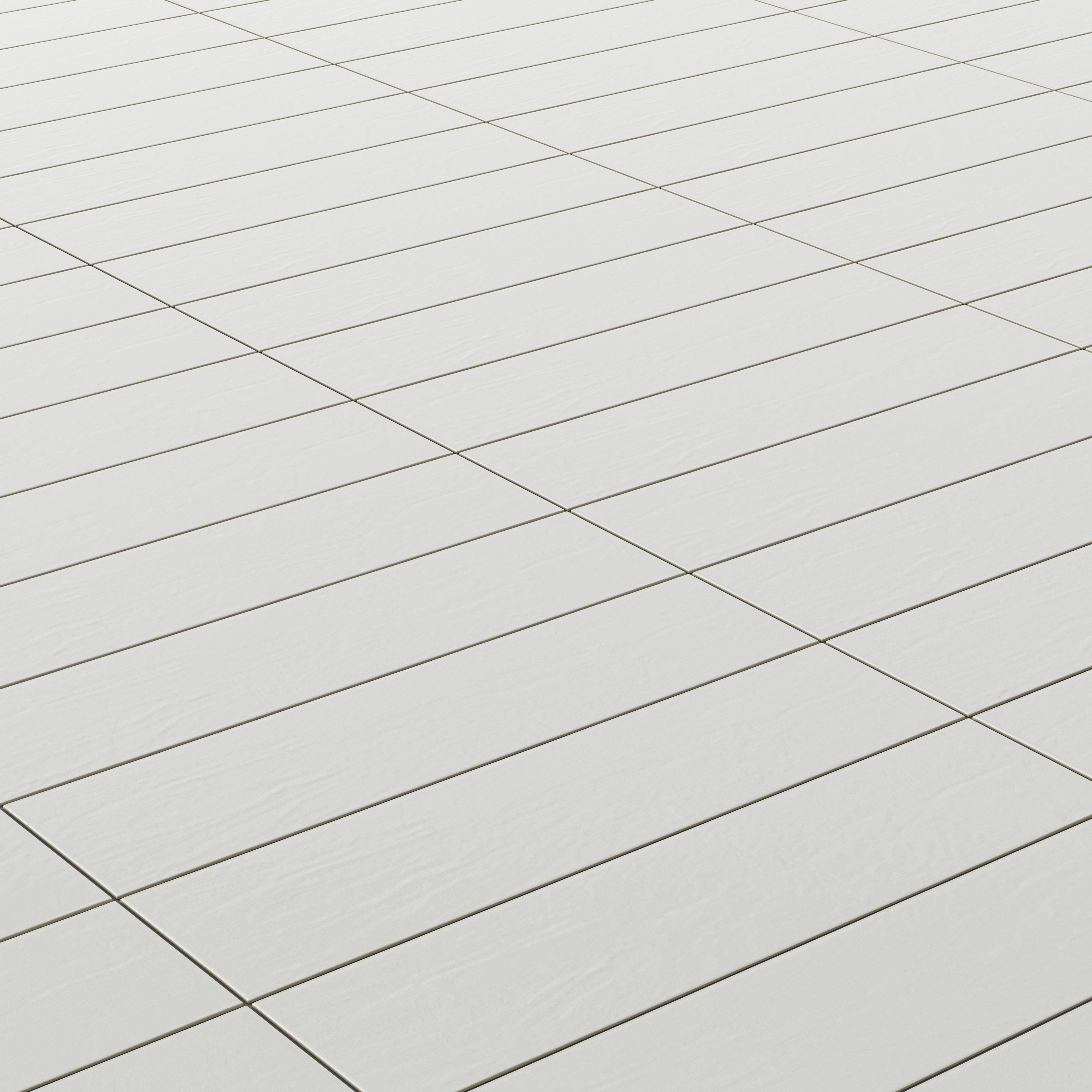 Piper 6x24 Glossy Porcelain Tile in Arctic