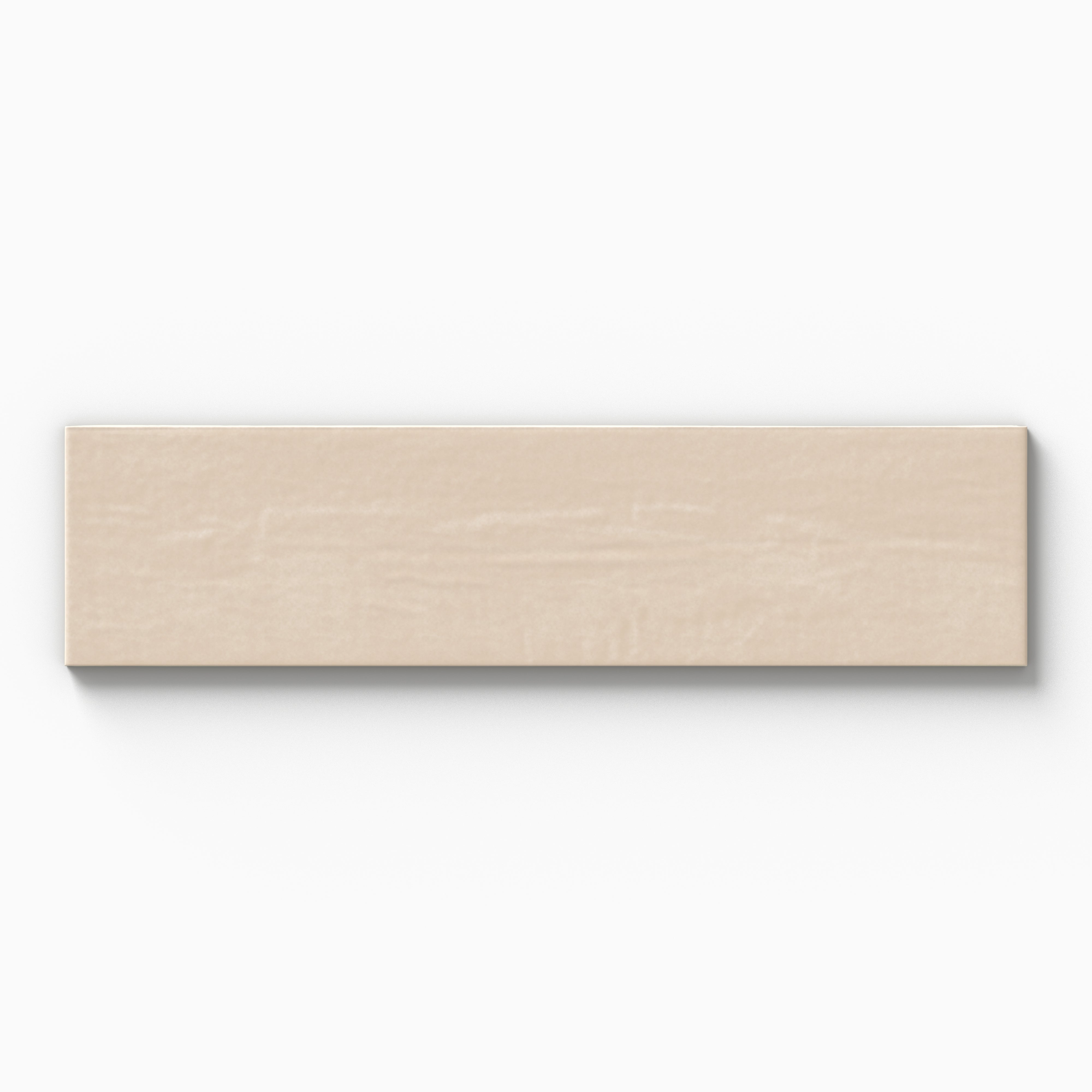 Piper 6x24 Glossy Porcelain Tile in Almond