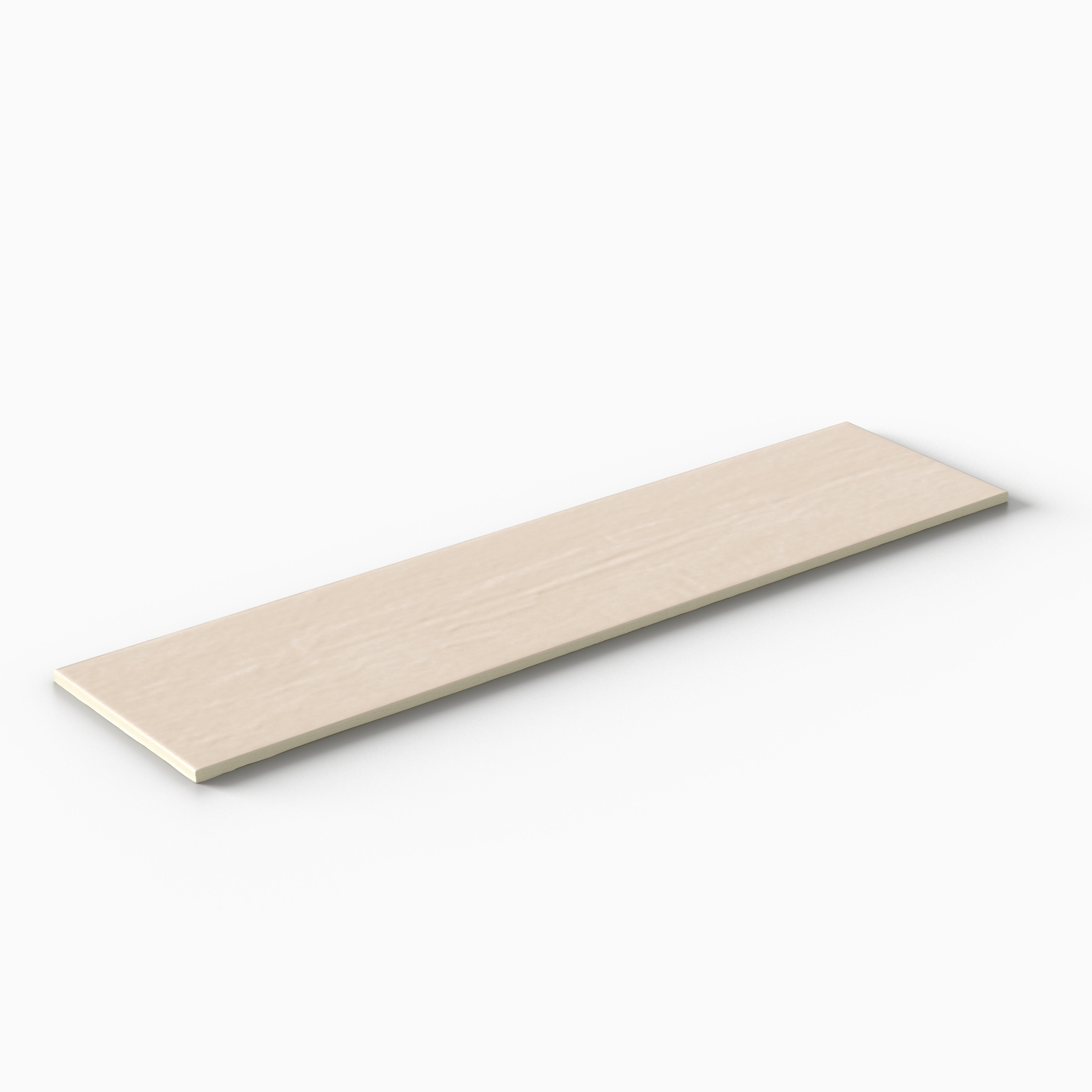 Piper 6x24 Glossy Porcelain Tile in Almond