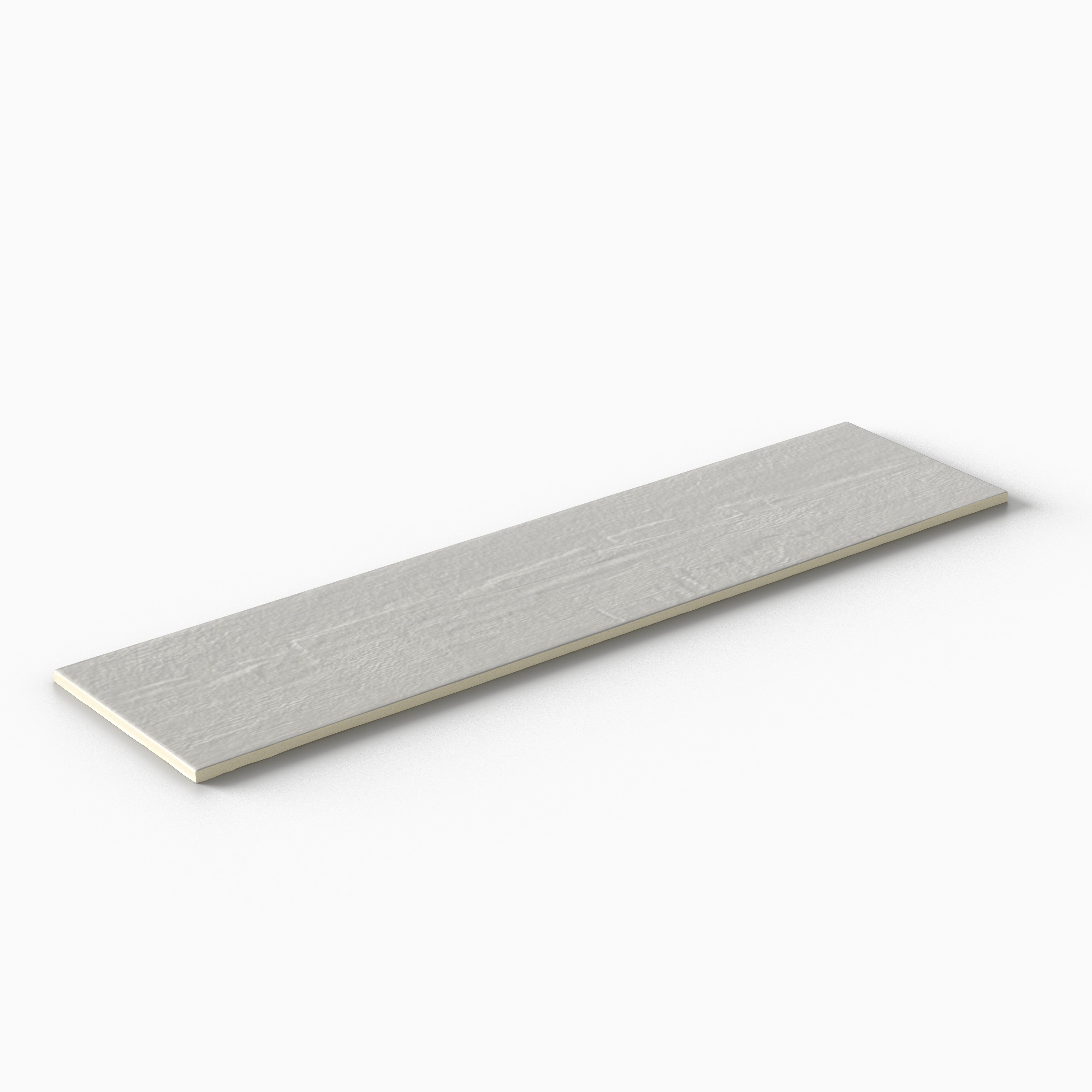 Piper 6 x 24 Glossy Porcelain Tile in Grey