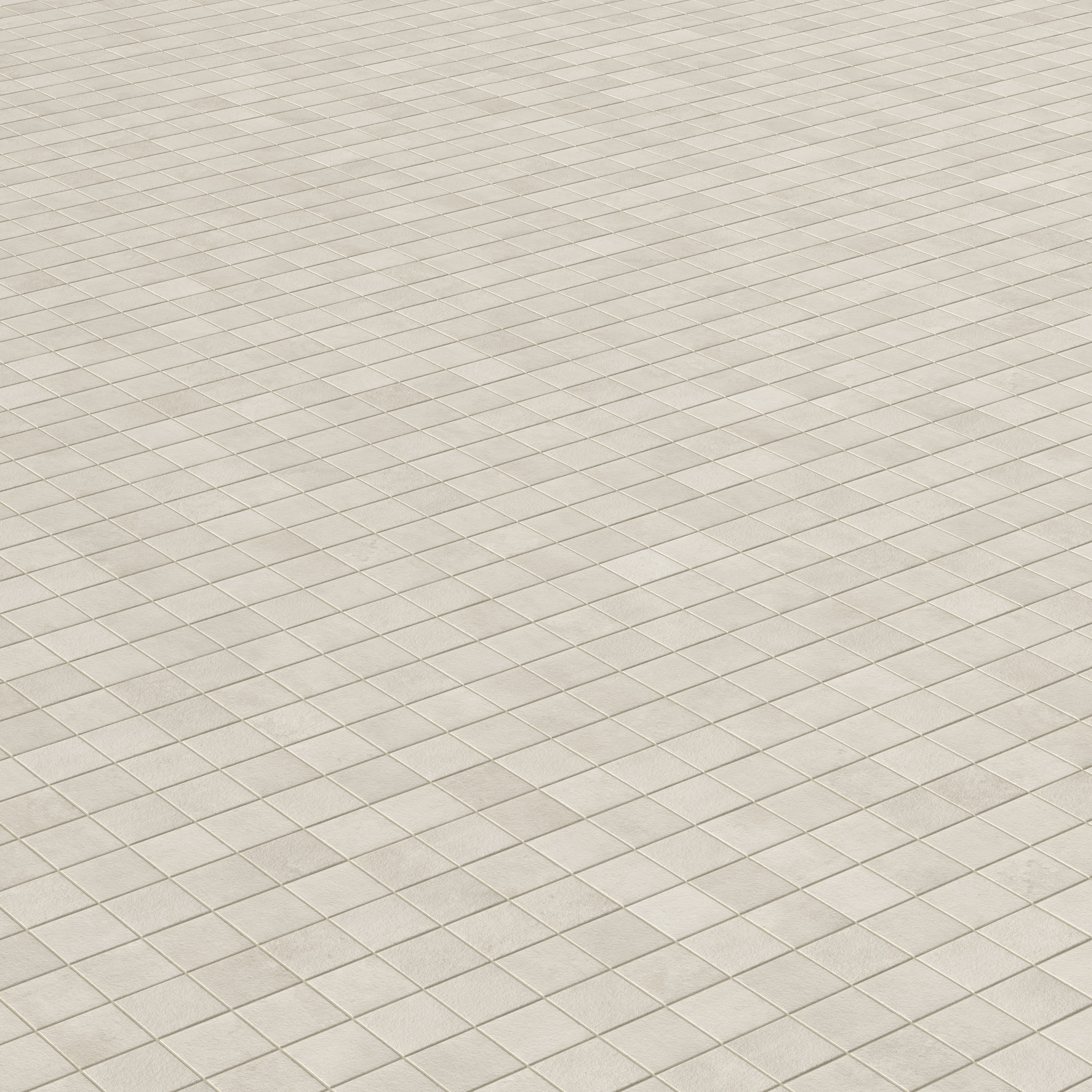 Vesper 2x2 Matte Porcelain Mosaic Tile in Beige