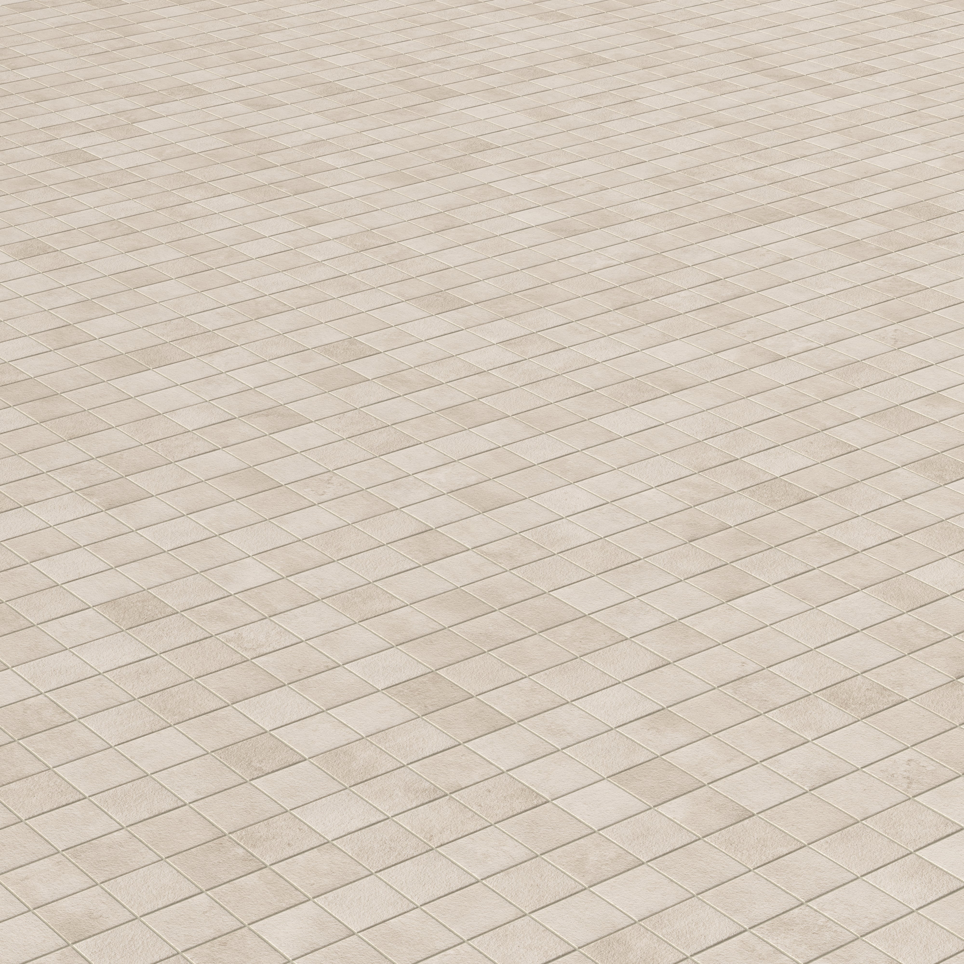 Vesper 2x2 Matte Porcelain Mosaic Tile in Sand