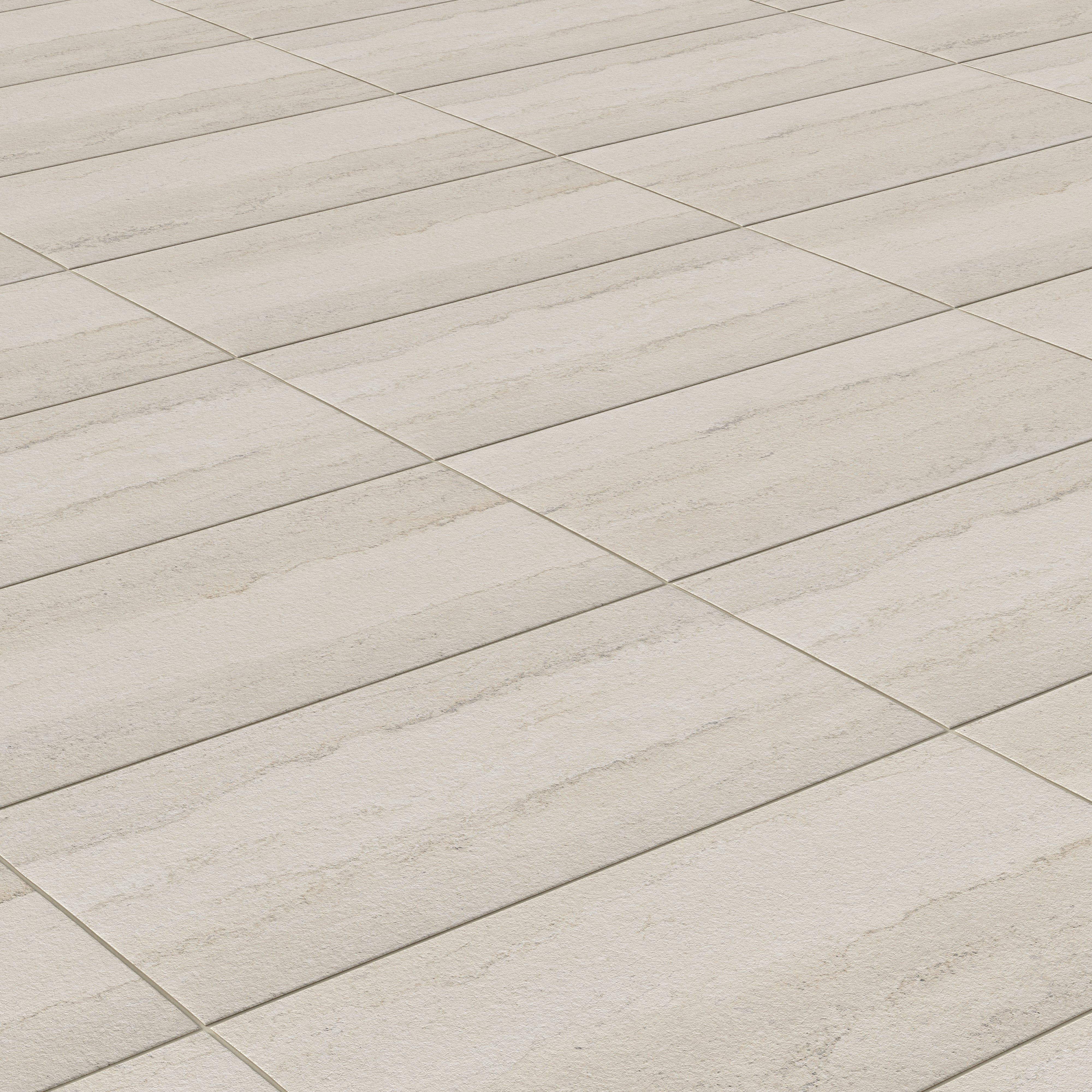 Vesper 12x24 Matte Porcelain Tile in Strata Beige