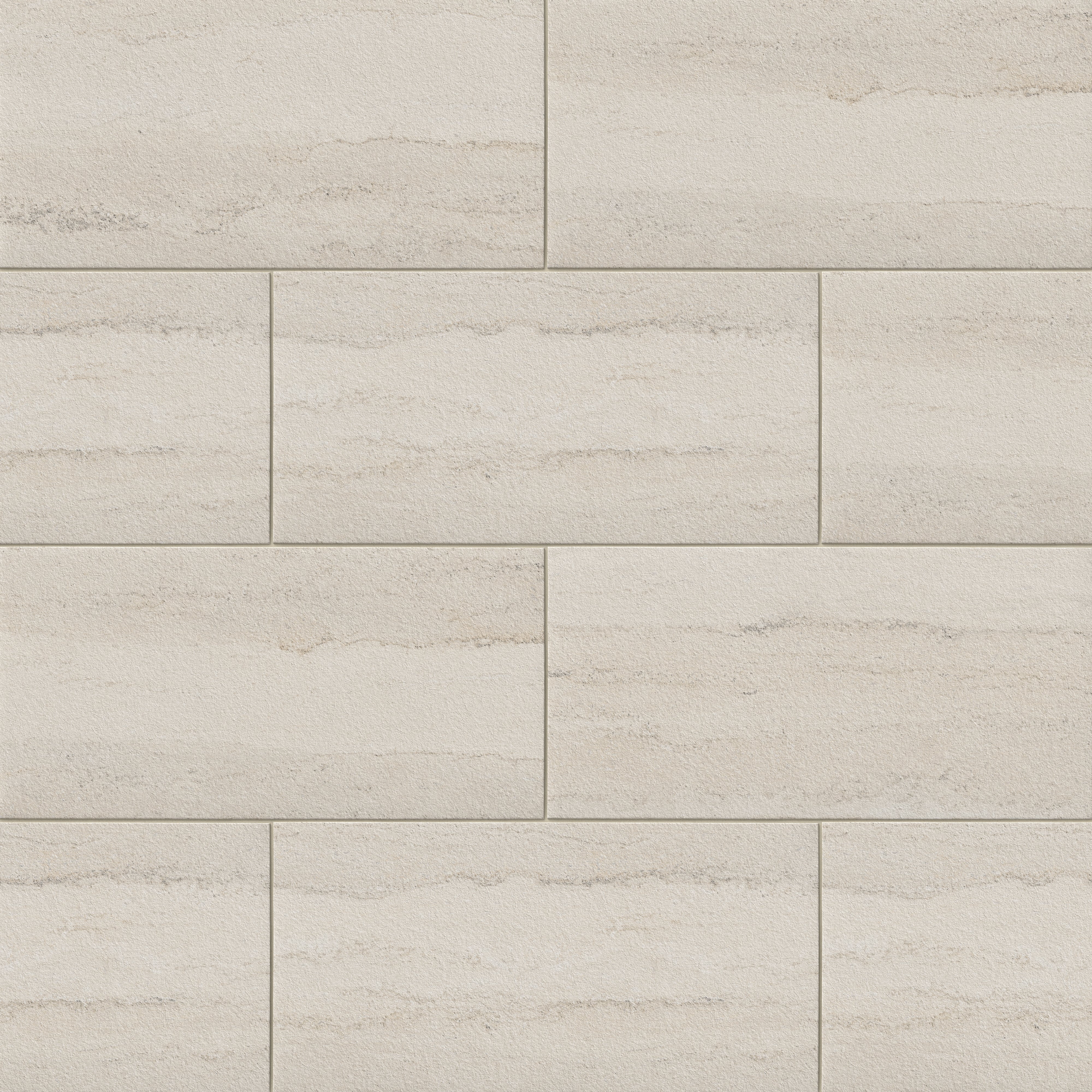 Vesper 12x24 Matte Porcelain Tile in Strata Beige