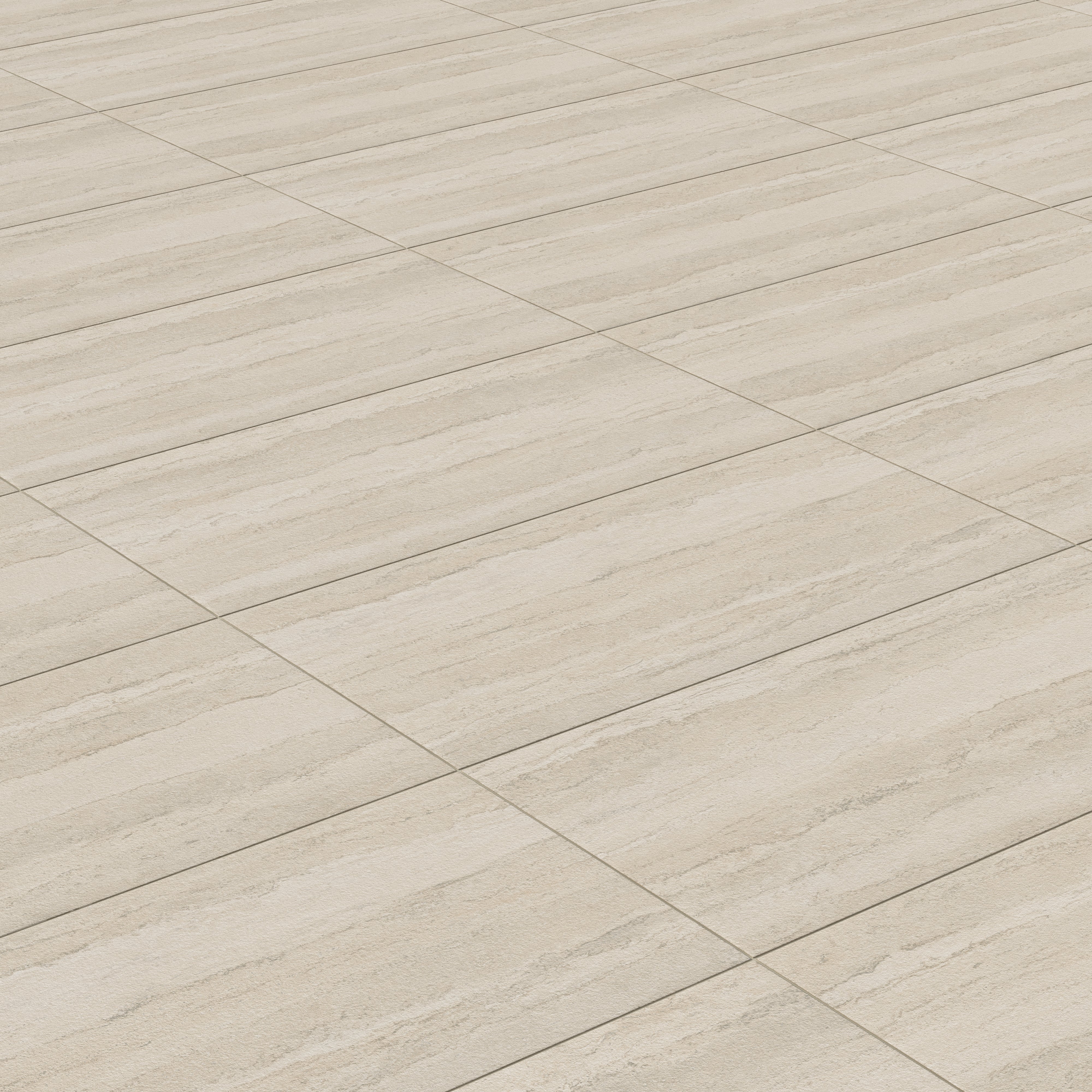 Vesper 24x48 Matte Porcelain Tile in Strata Sand