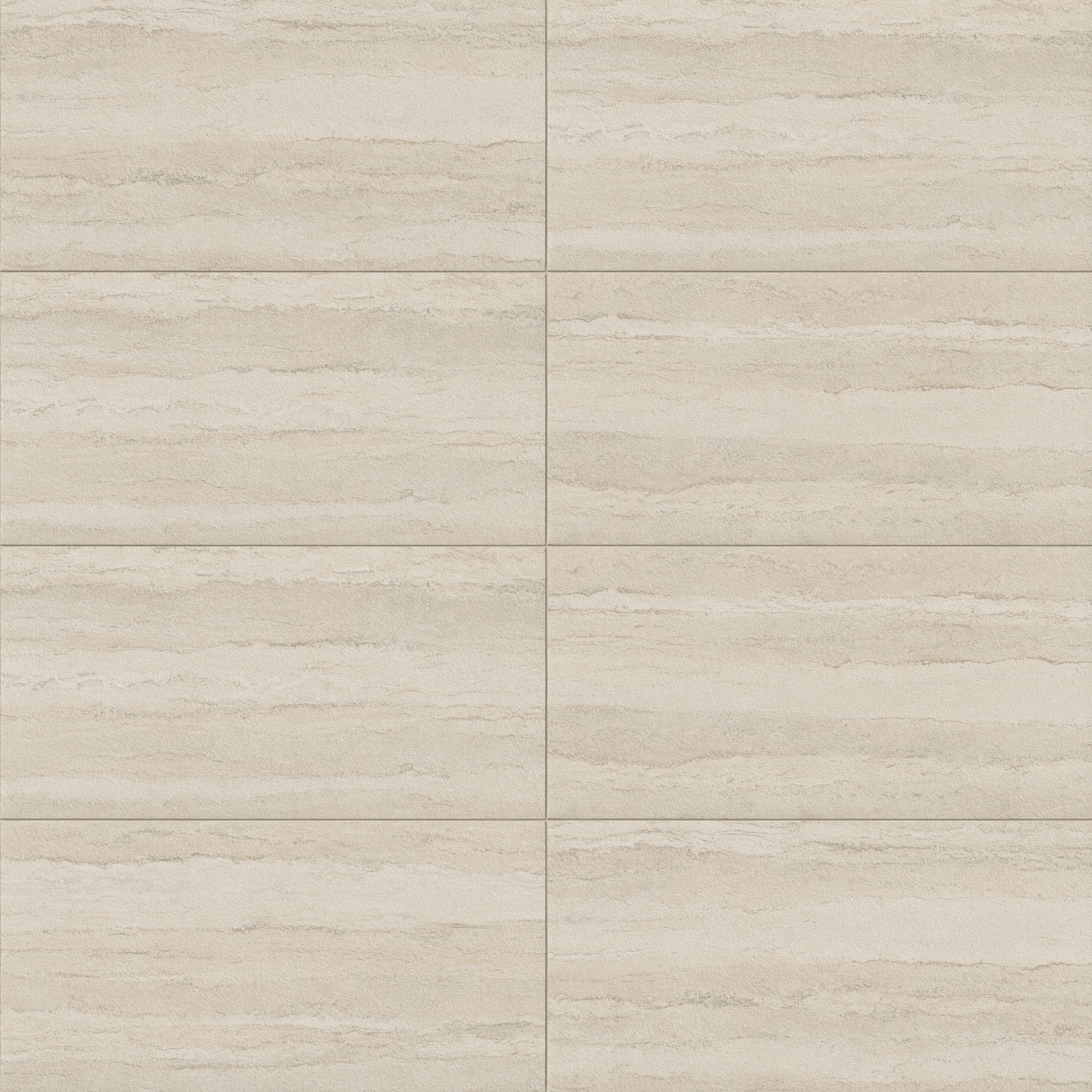 Vesper 24x48 Matte Porcelain Tile in Strata Sand