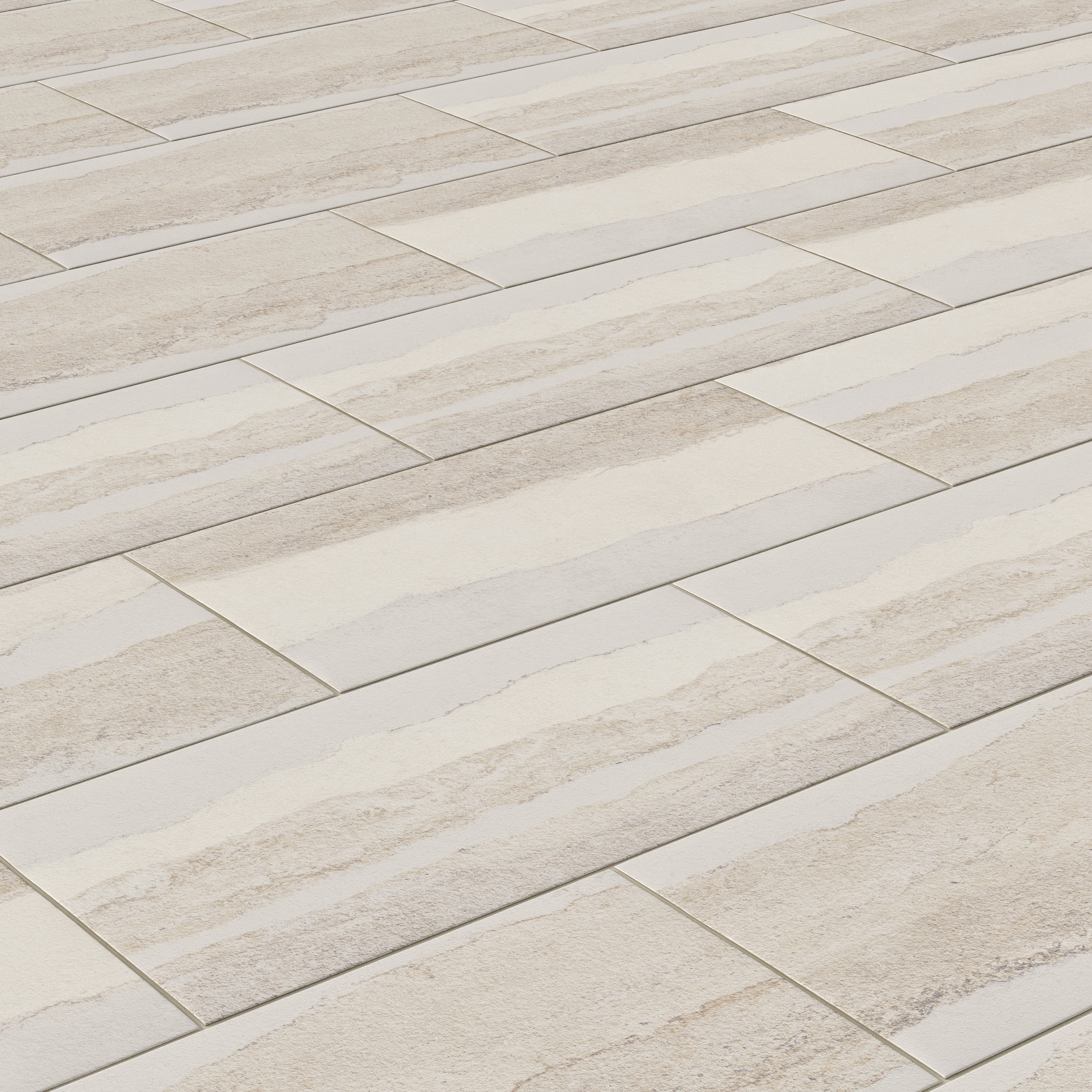 Vesper 12x24 Matte Porcelain Tile in Layered Sand