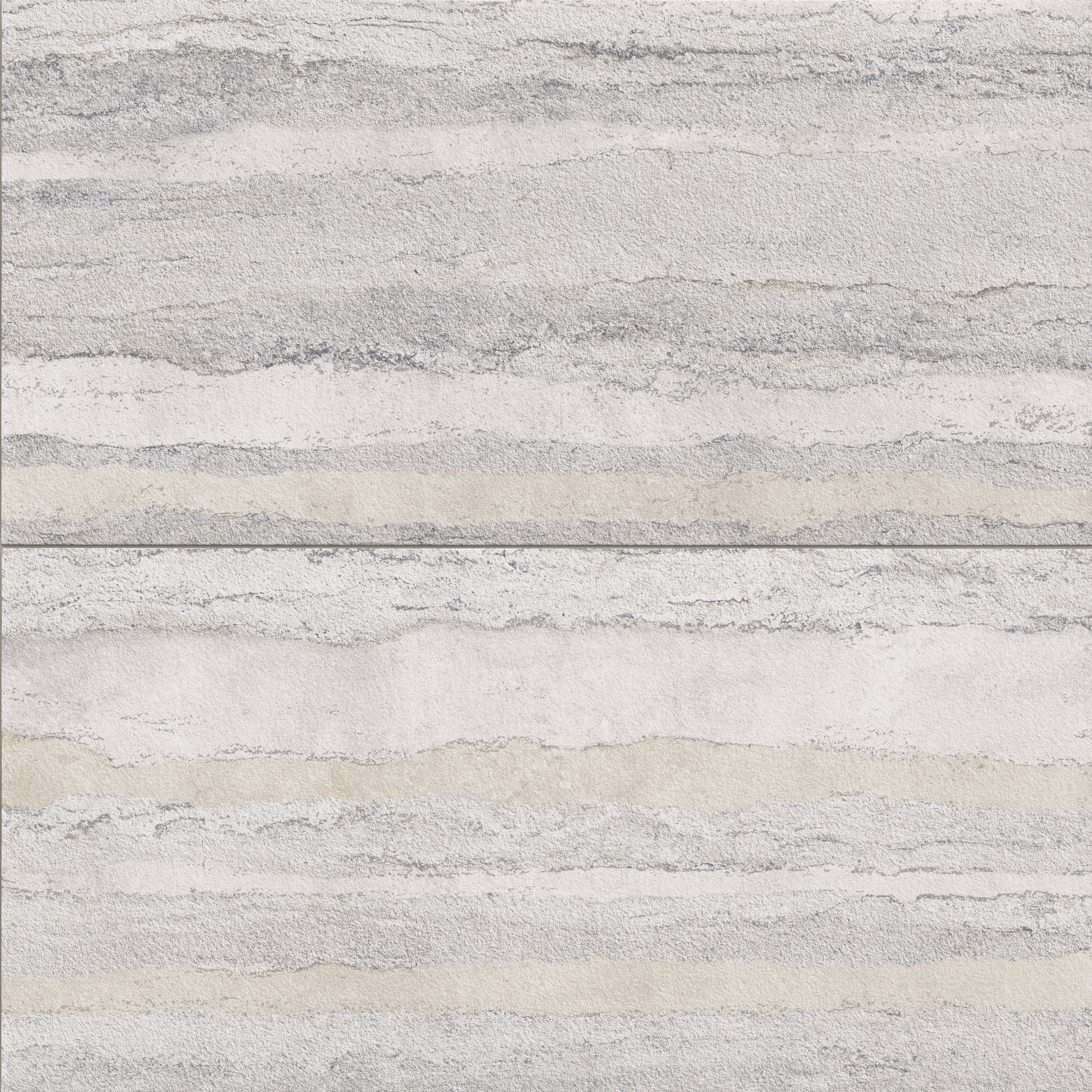 Vesper 24x48 Matte Porcelain Tile in Layered Grey