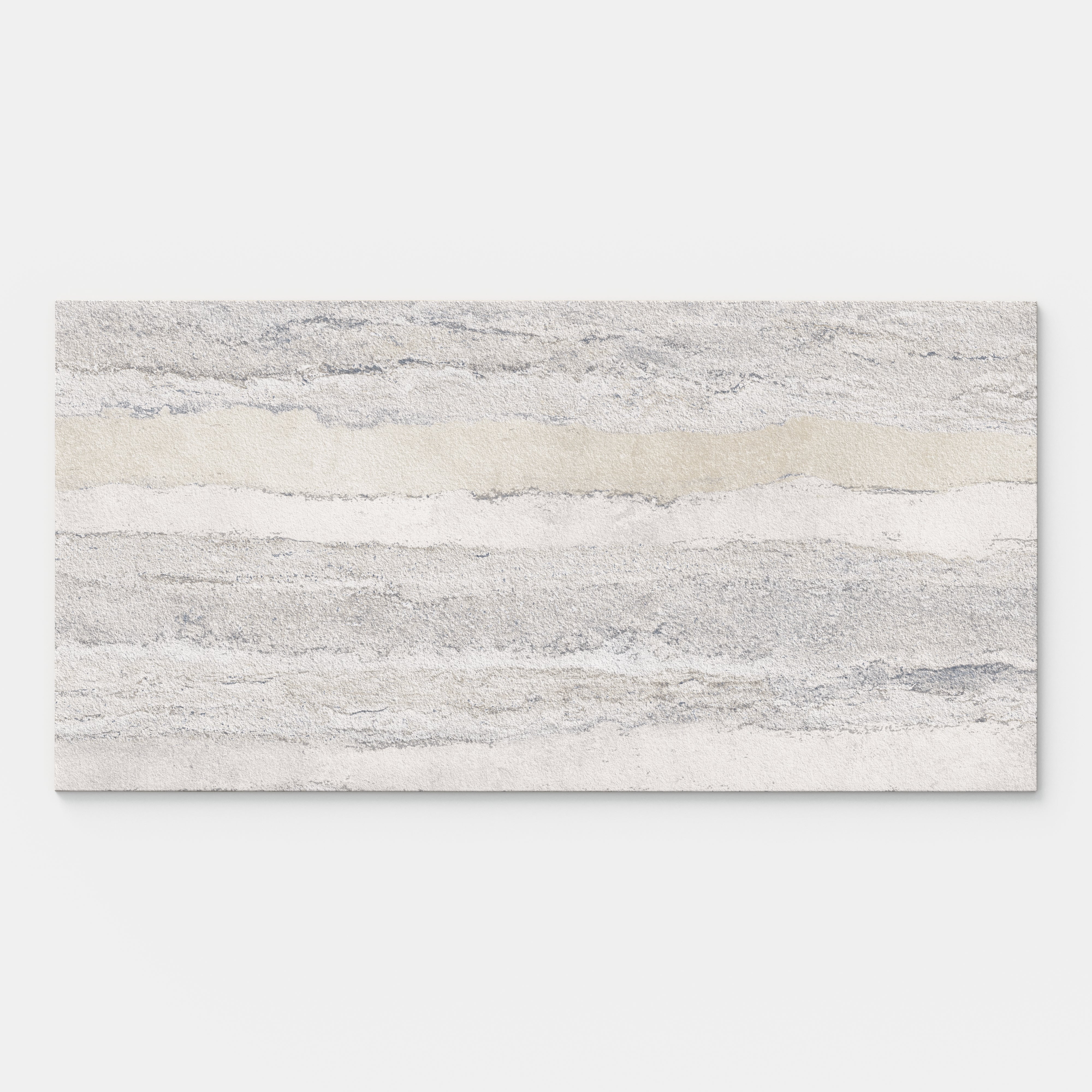 Vesper 24x48 Matte Porcelain Tile in Layered Grey