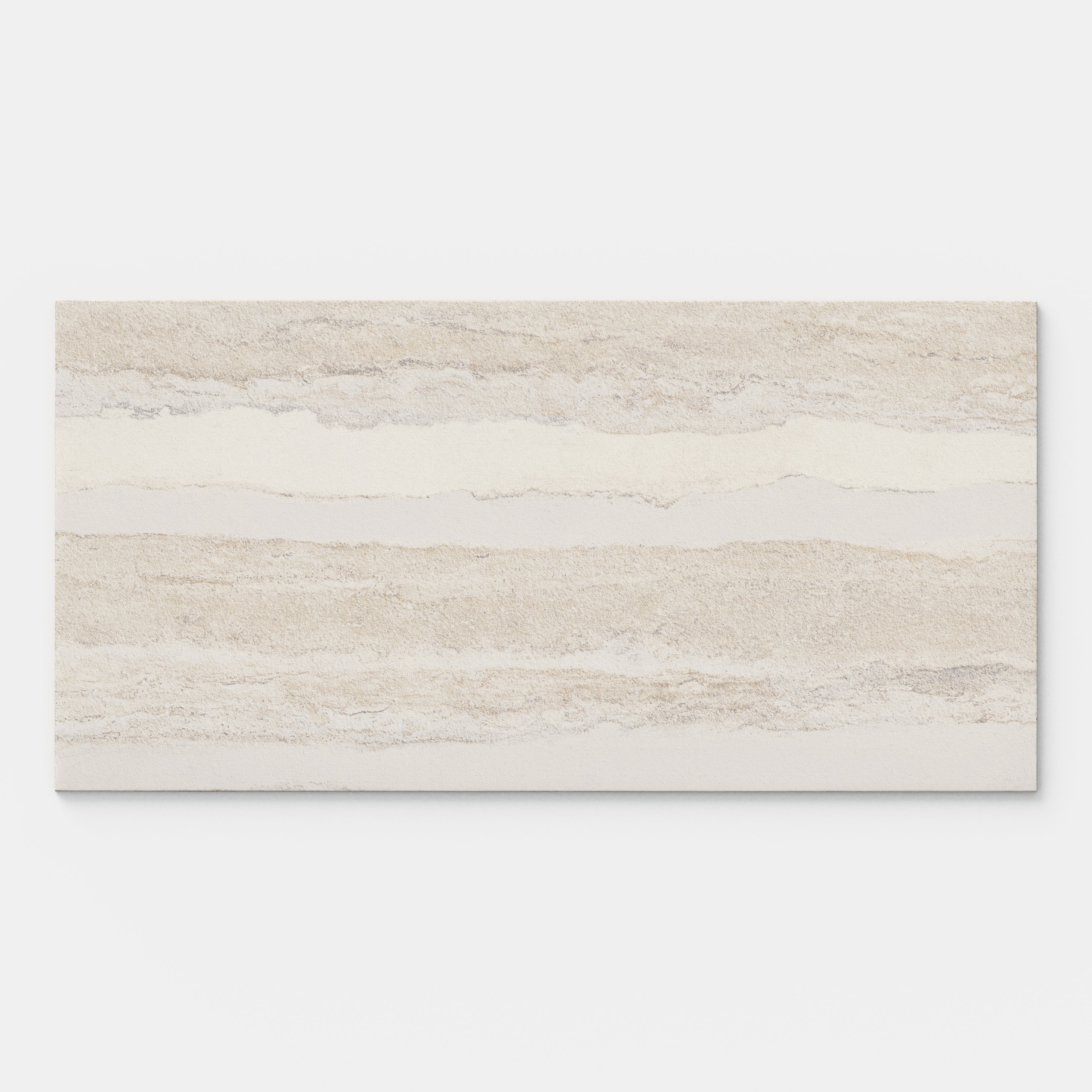Vesper 24x48 Matte Porcelain Tile in Layered Sand