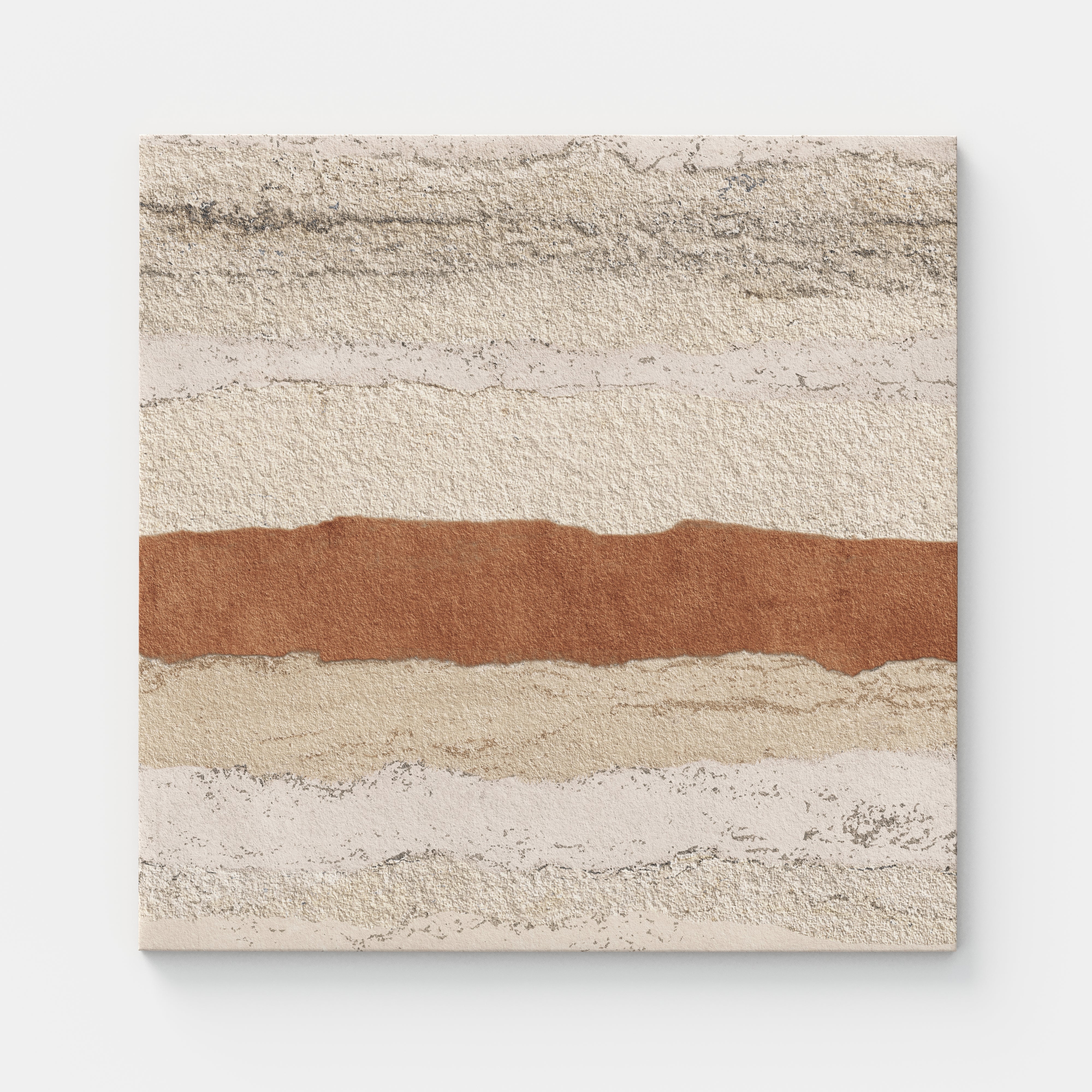 Vesper 12x12 Matte Porcelain Tile in Layered Deco