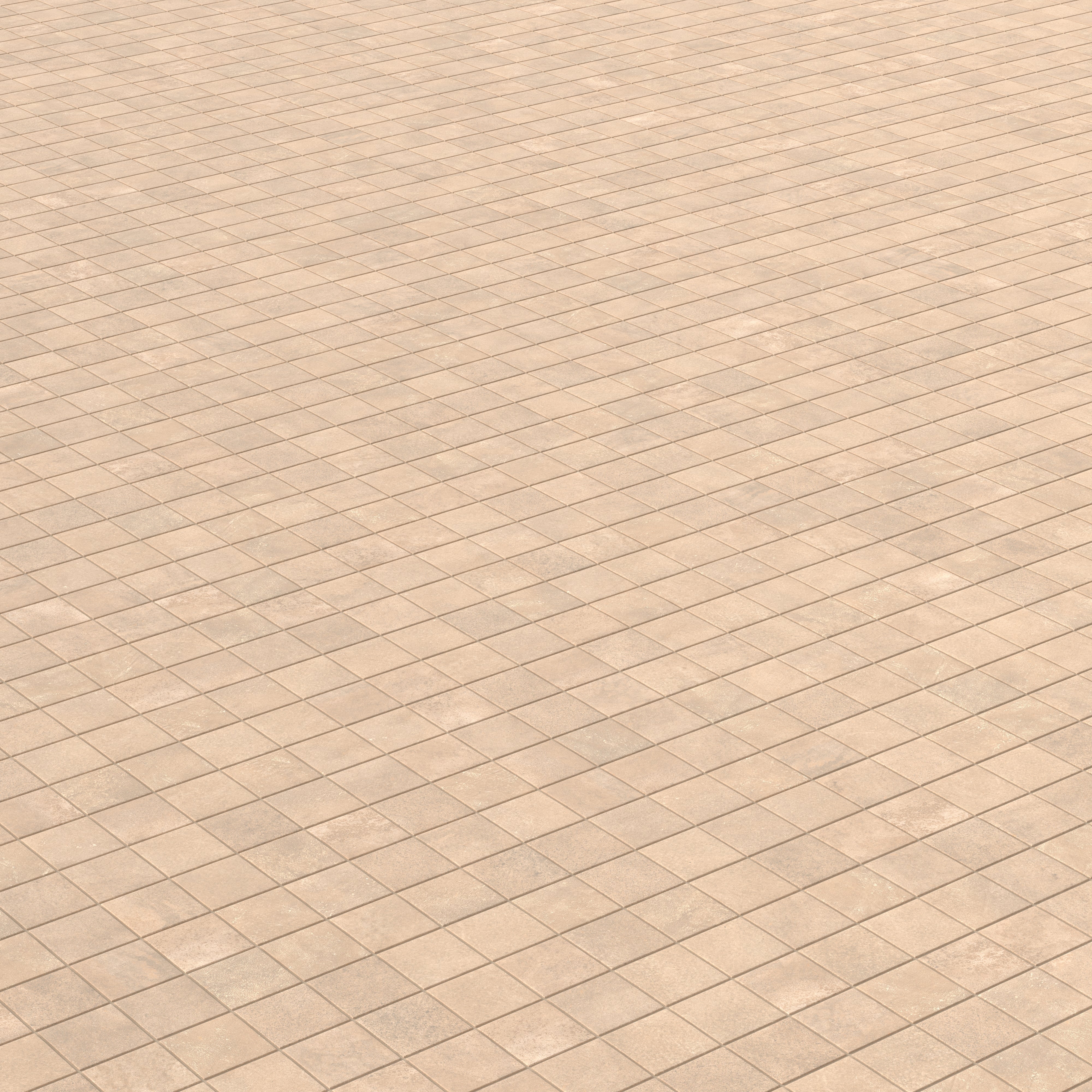 Kai 2x2 Matte Porcelain Mosaic Tile in Almond