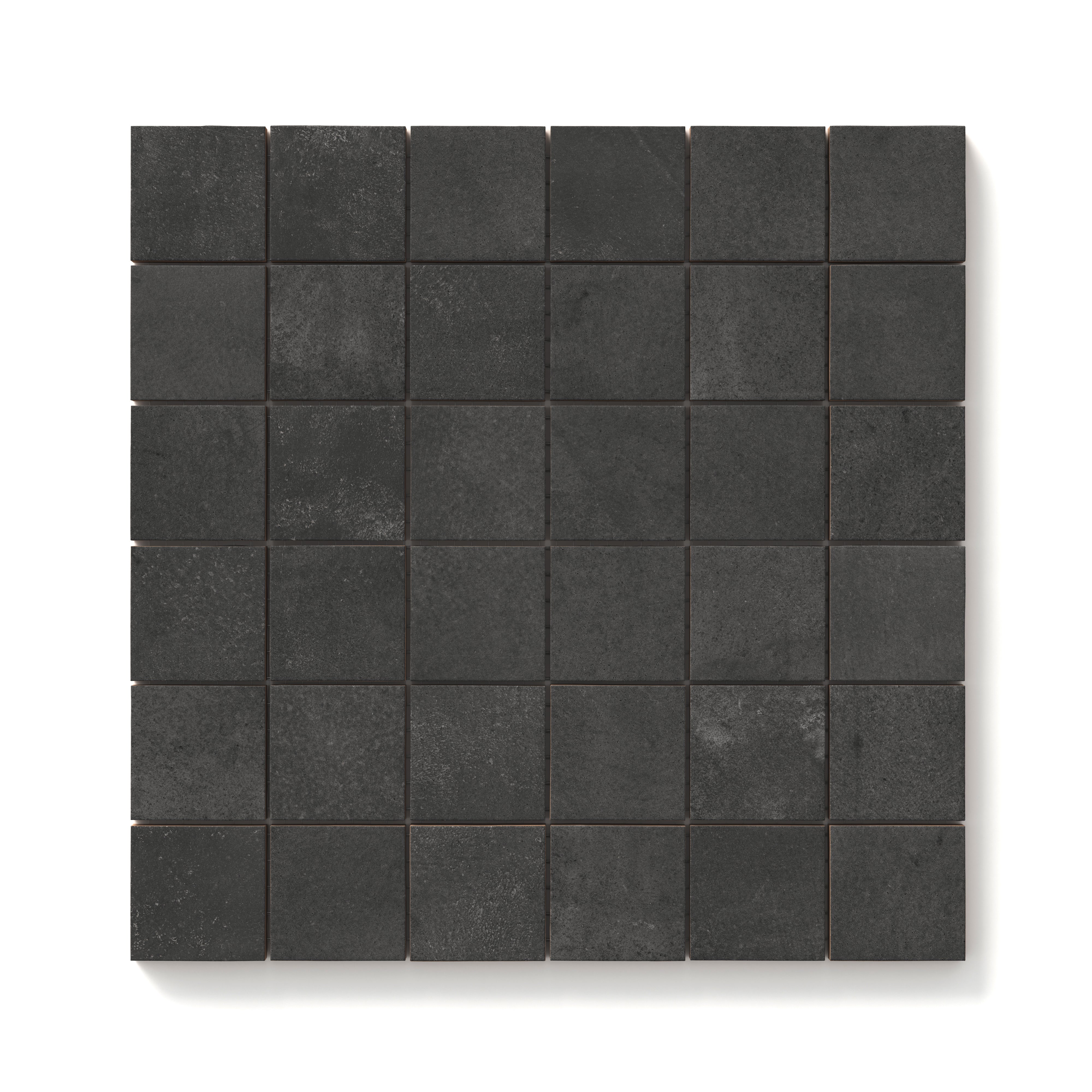 Kai 2x2 Matte Porcelain Mosaic Tile in Moka