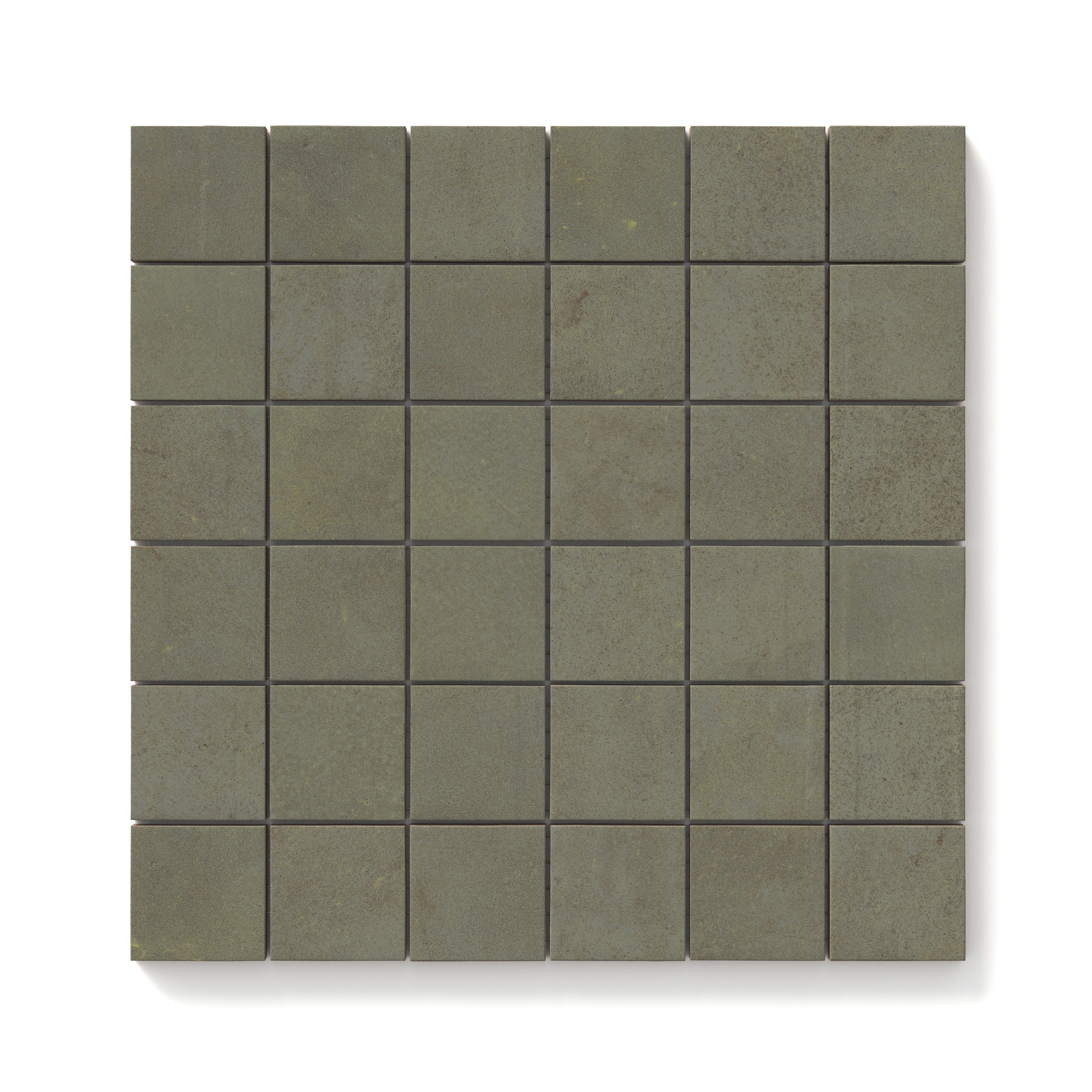 Kai 2x2 Matte Porcelain Mosaic Tile in Jade
