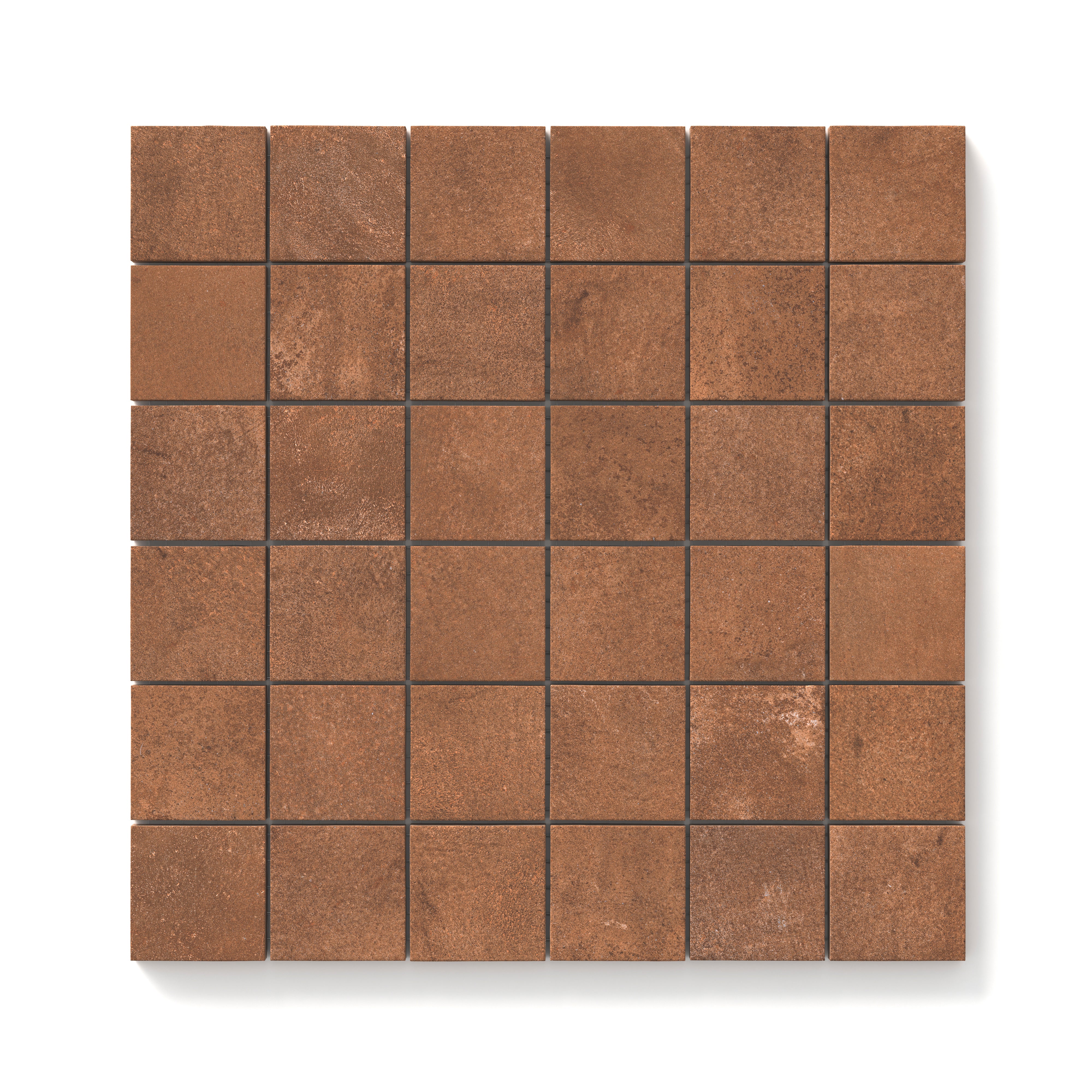 Kai 2x2 Matte Porcelain Mosaic Tile in Terracotta