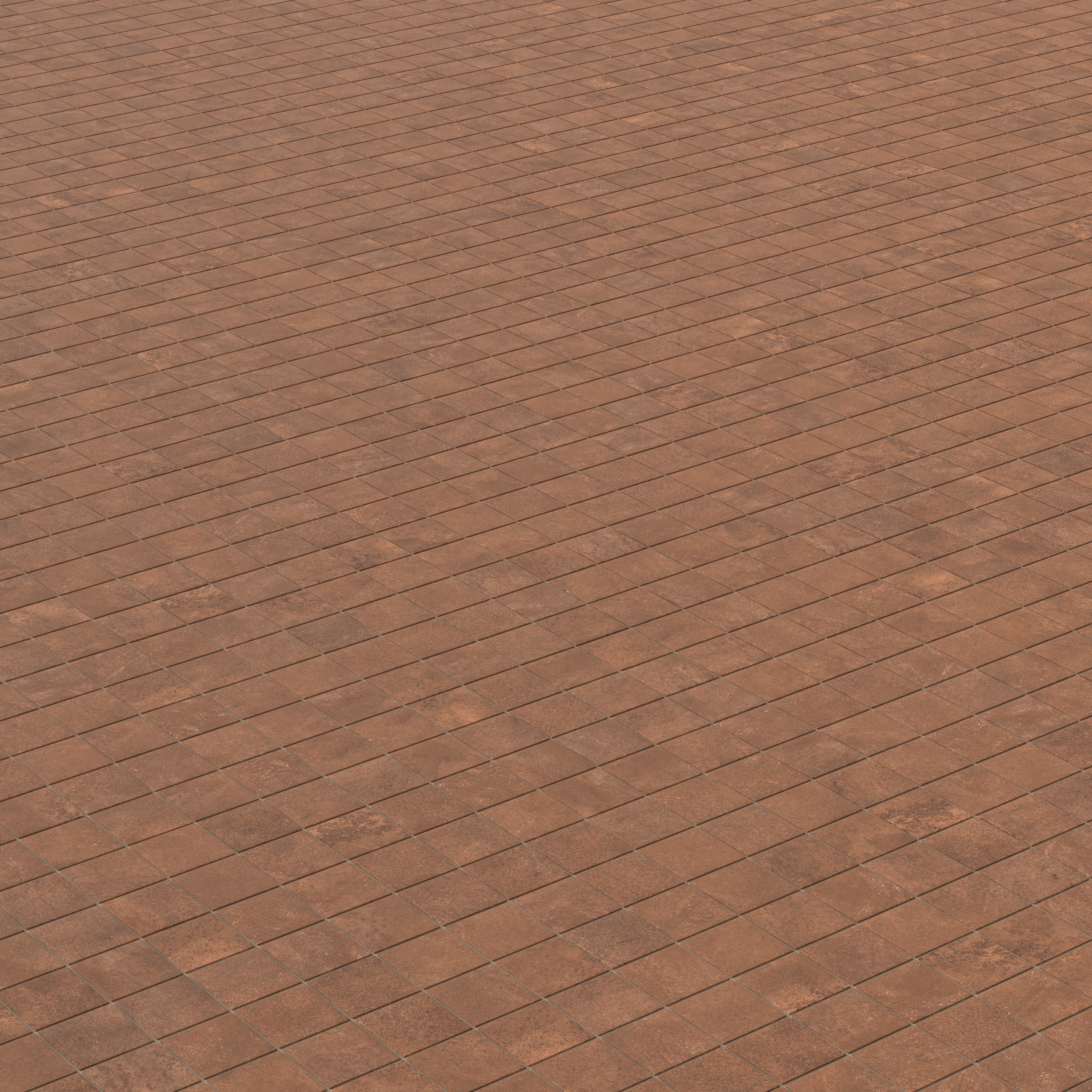 Kai 2x2 Matte Porcelain Mosaic Tile in Terracotta