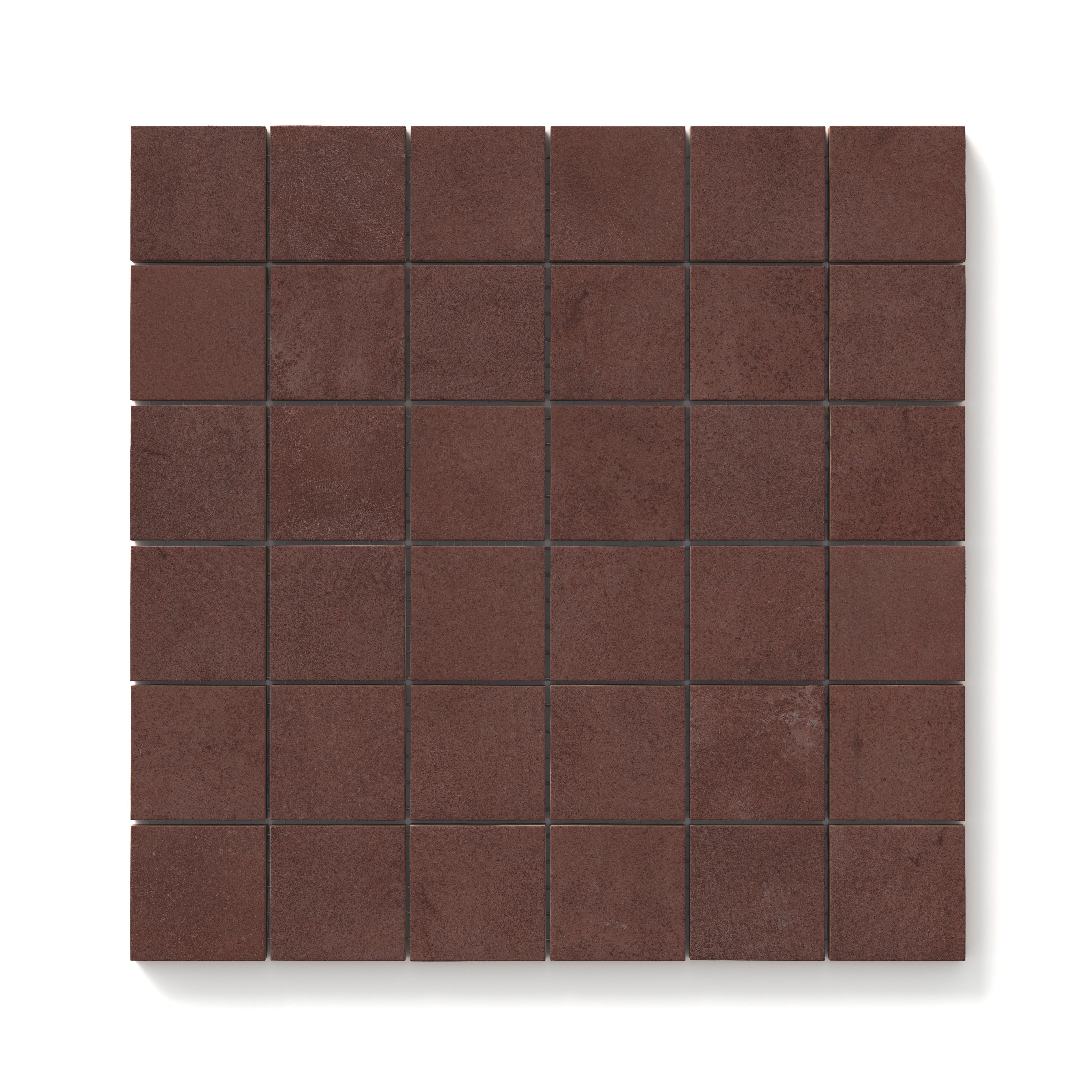 Kai 2x2 Matte Porcelain Mosaic Tile in Marron