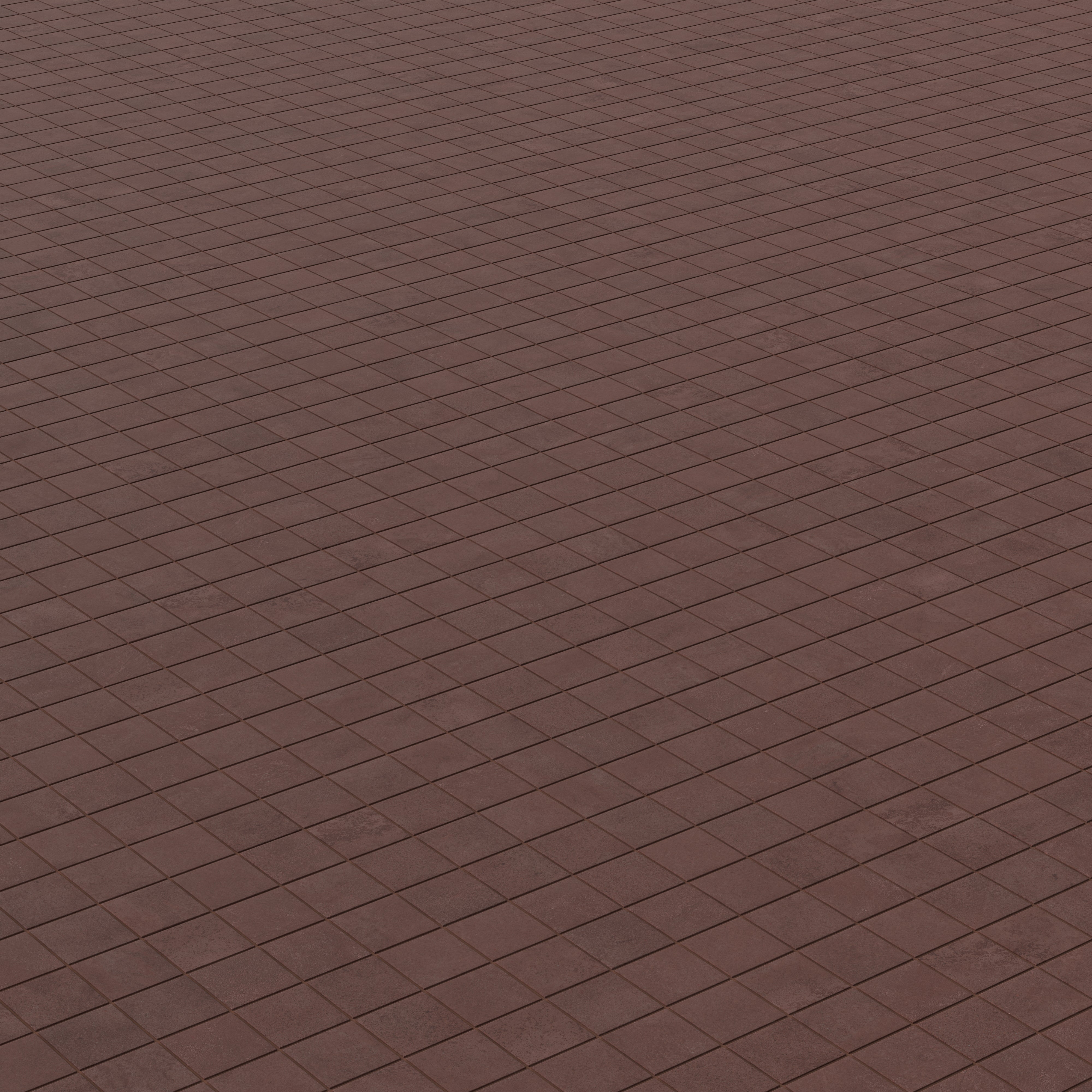 Kai 2x2 Matte Porcelain Mosaic Tile in Marron