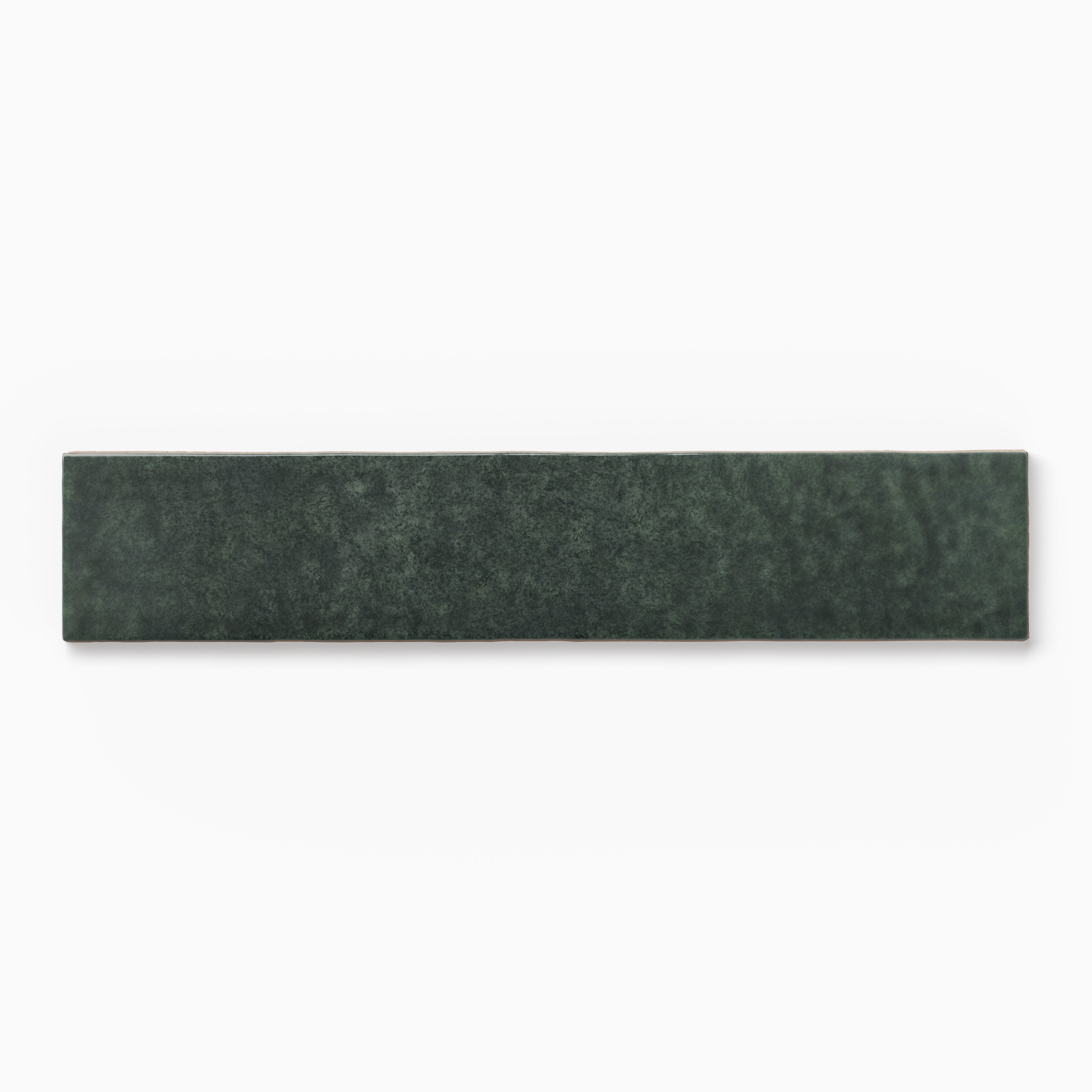 Amelia 2x13 Glossy Crackled Ceramic Tile in Ink