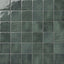 Amelia 4x4 Glossy Crackled Ceramic Tile in Ink