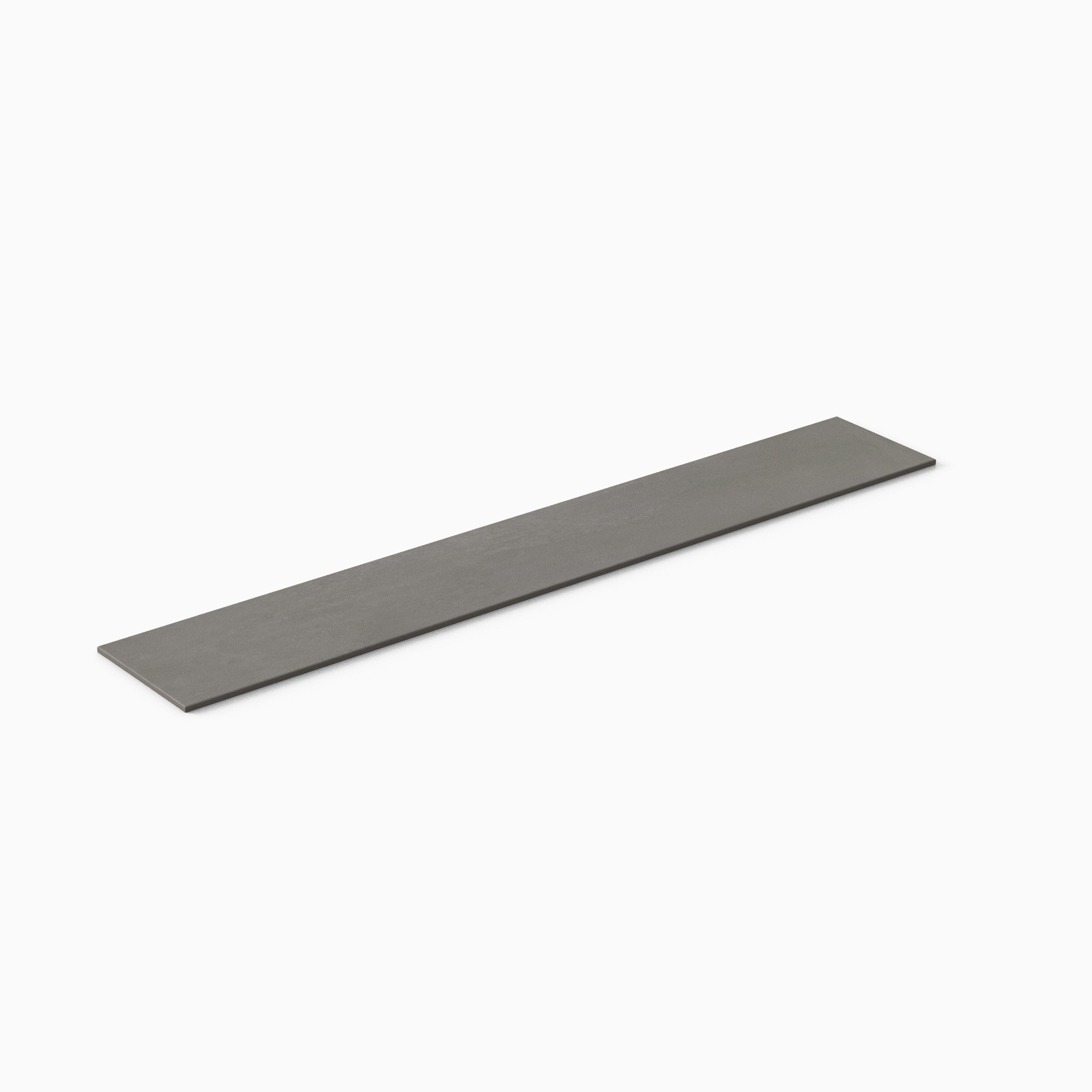 Elliot 8 x 48 Matte Porcelain Tile in Coal