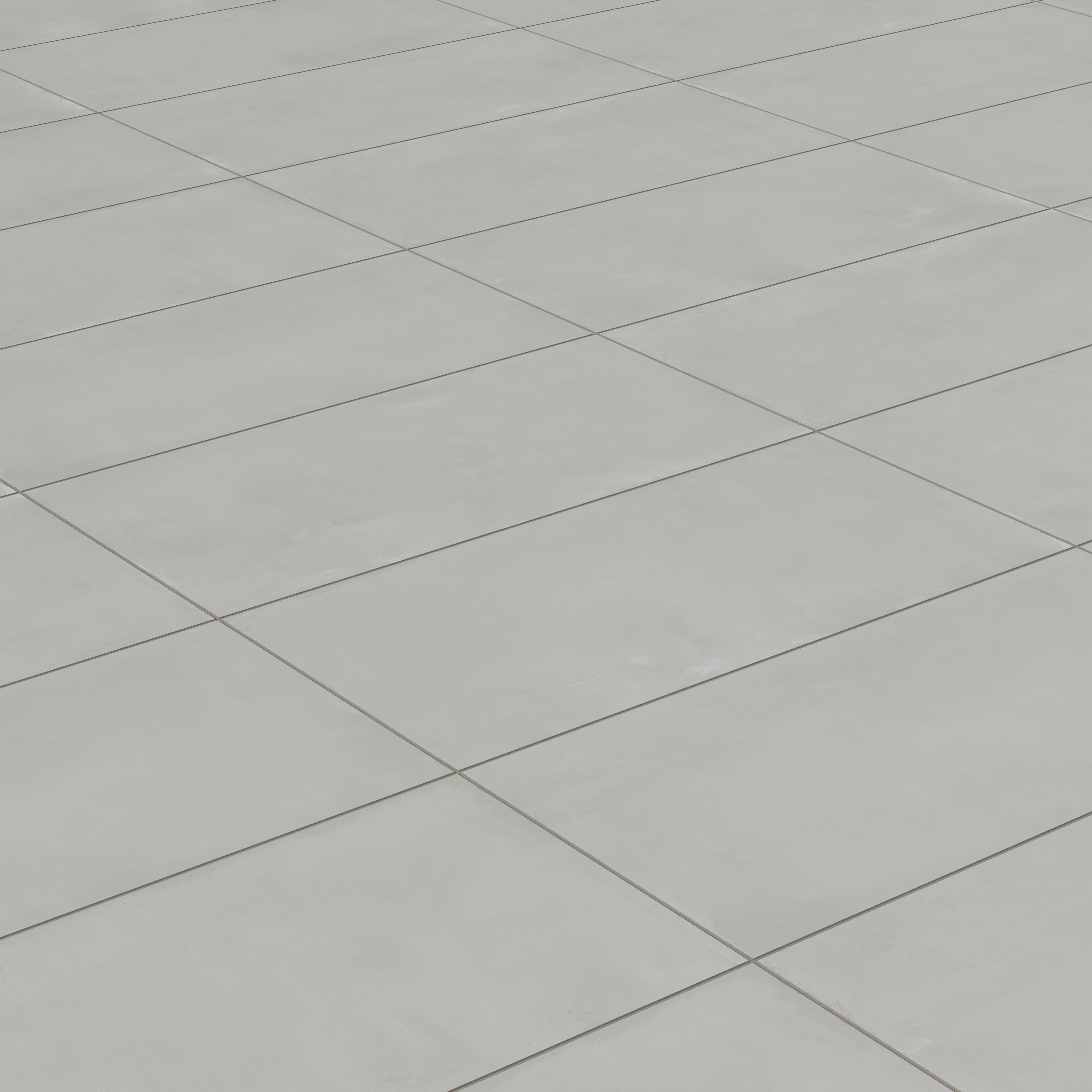 Elliot 24x48 Matte Porcelain Tile in White