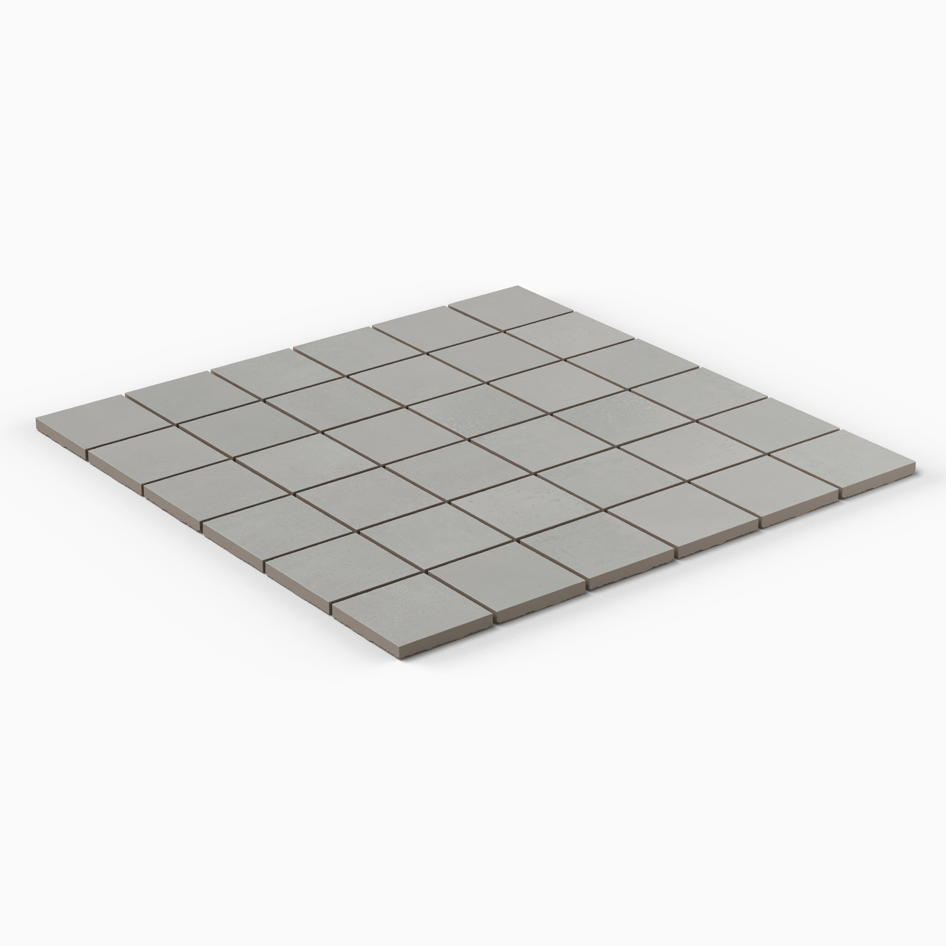 Elliot 2x2 Matte Porcelain Mosaic Tile in Ash