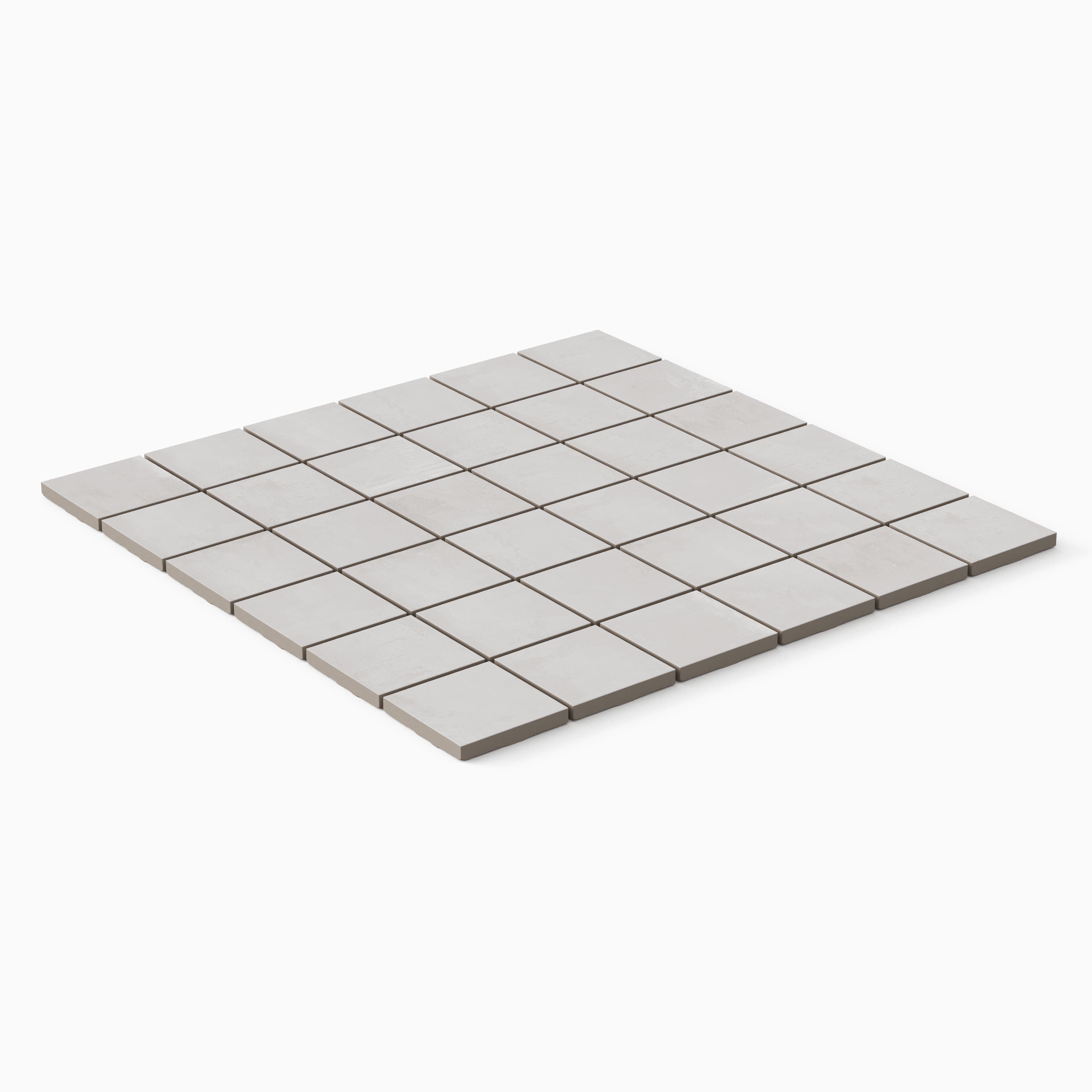 Elliot 2 x 2 Matte Porcelain Mosaic Tile in Ash
