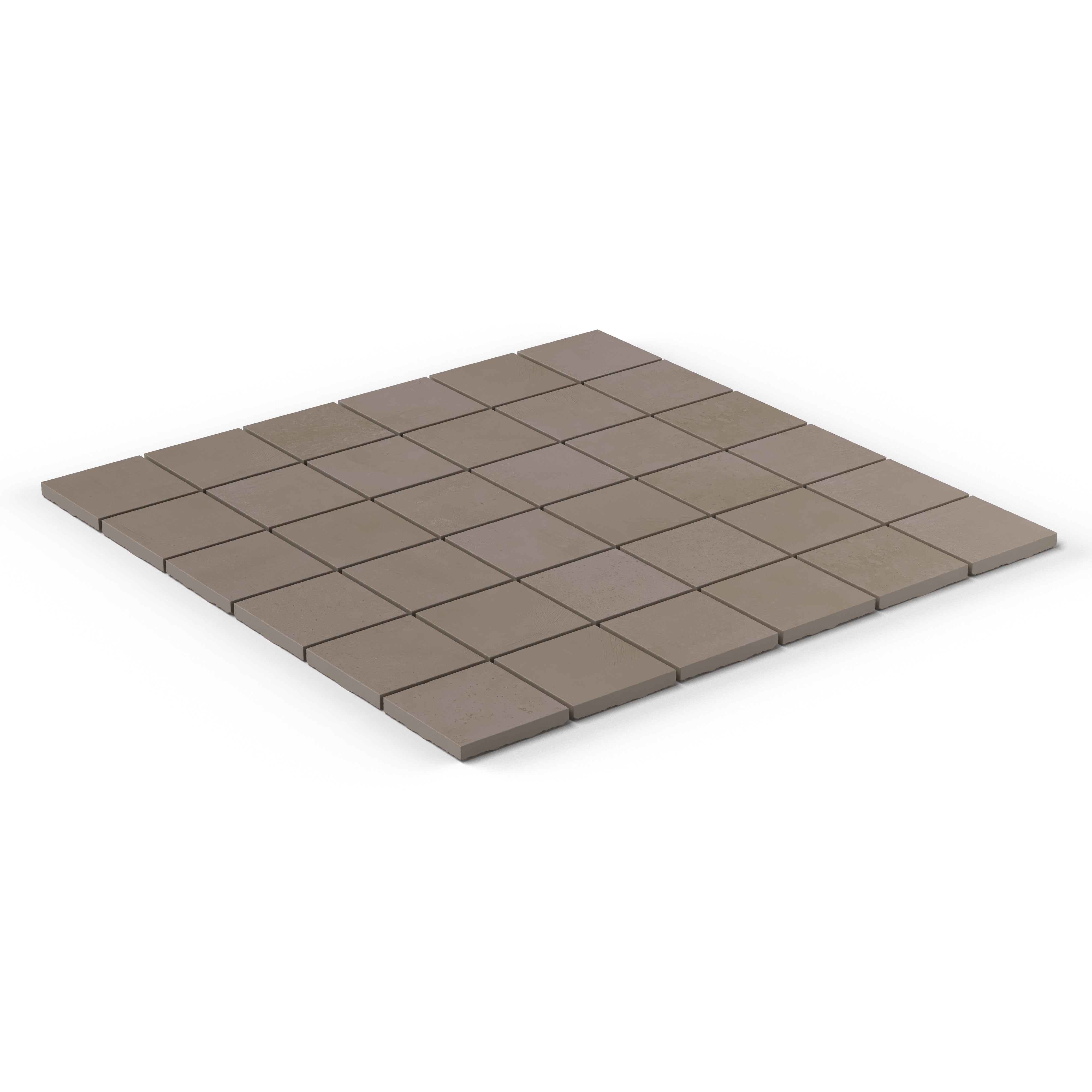 Elliot 2x2 Matte Porcelain Mosaic Tile in Clay