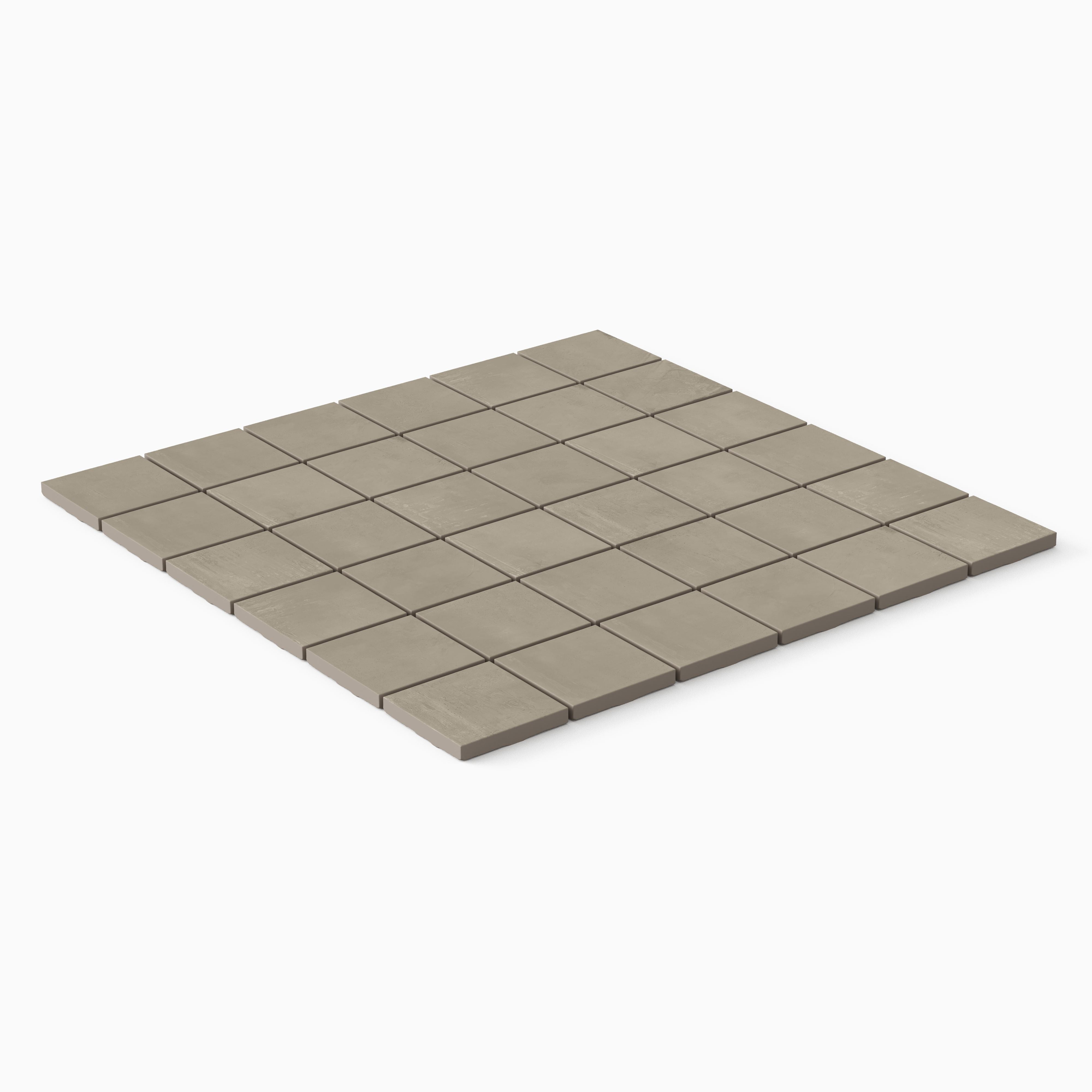 Elliot 2 x 2 Matte Porcelain Mosaic Tile in Clay