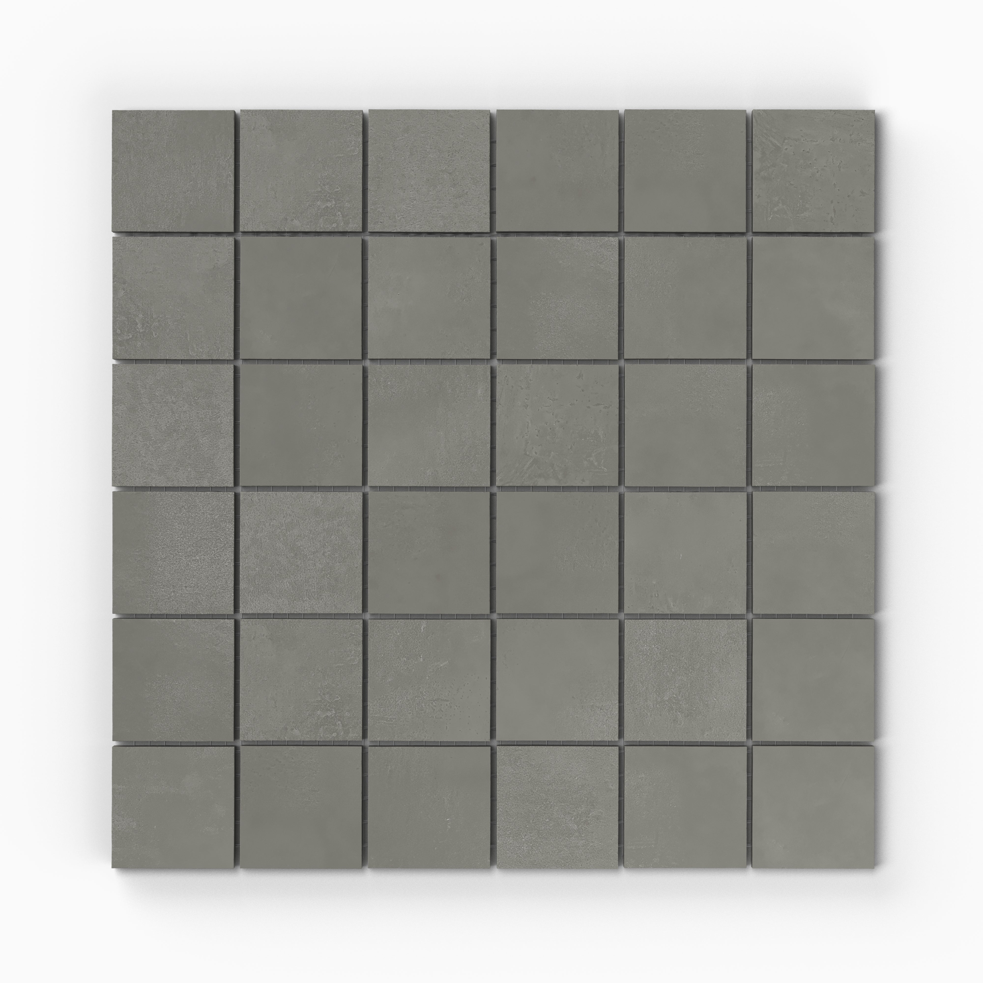 Elliot 2x2 Matte Porcelain Mosaic Tile in Coal